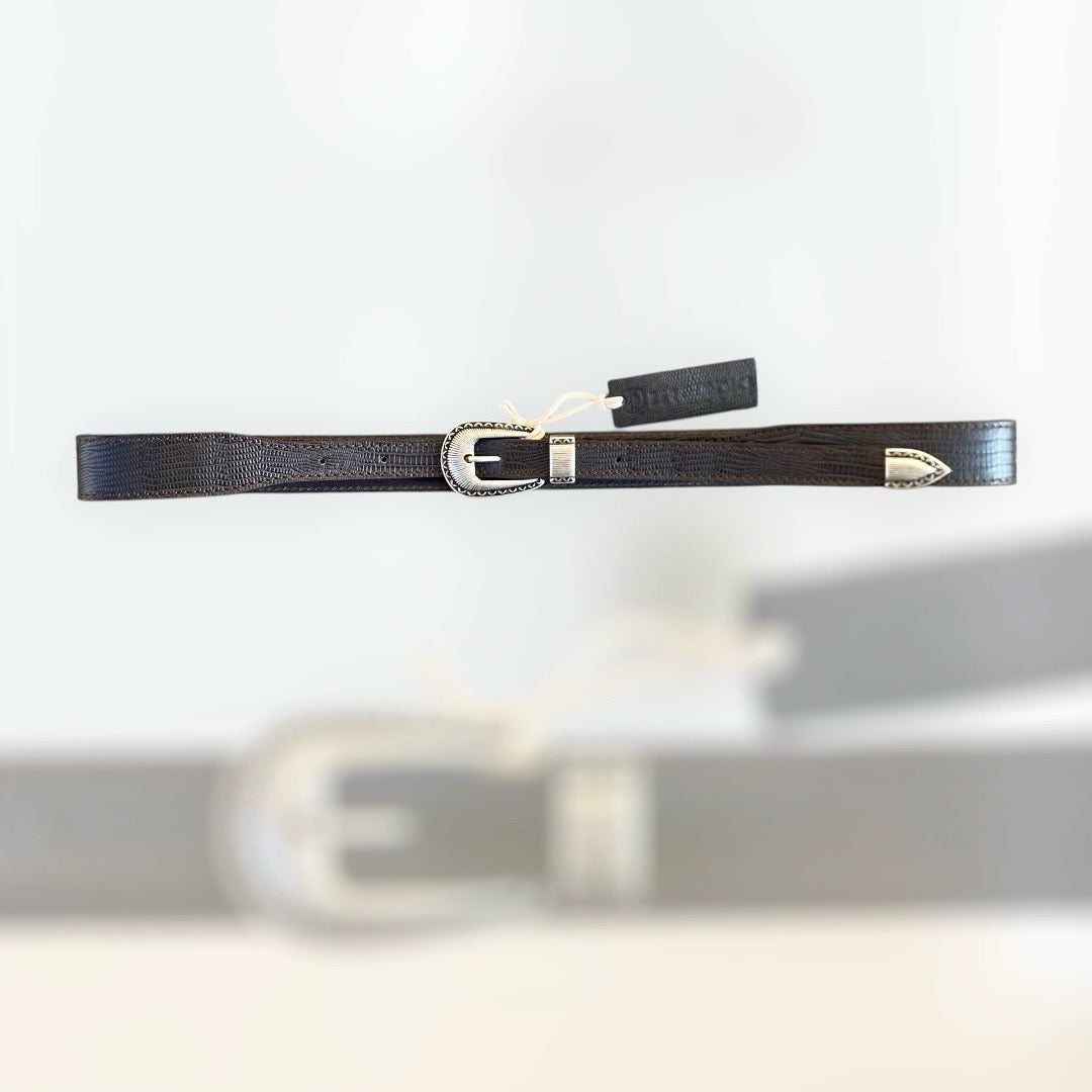 Cintura texana in vitello tejus