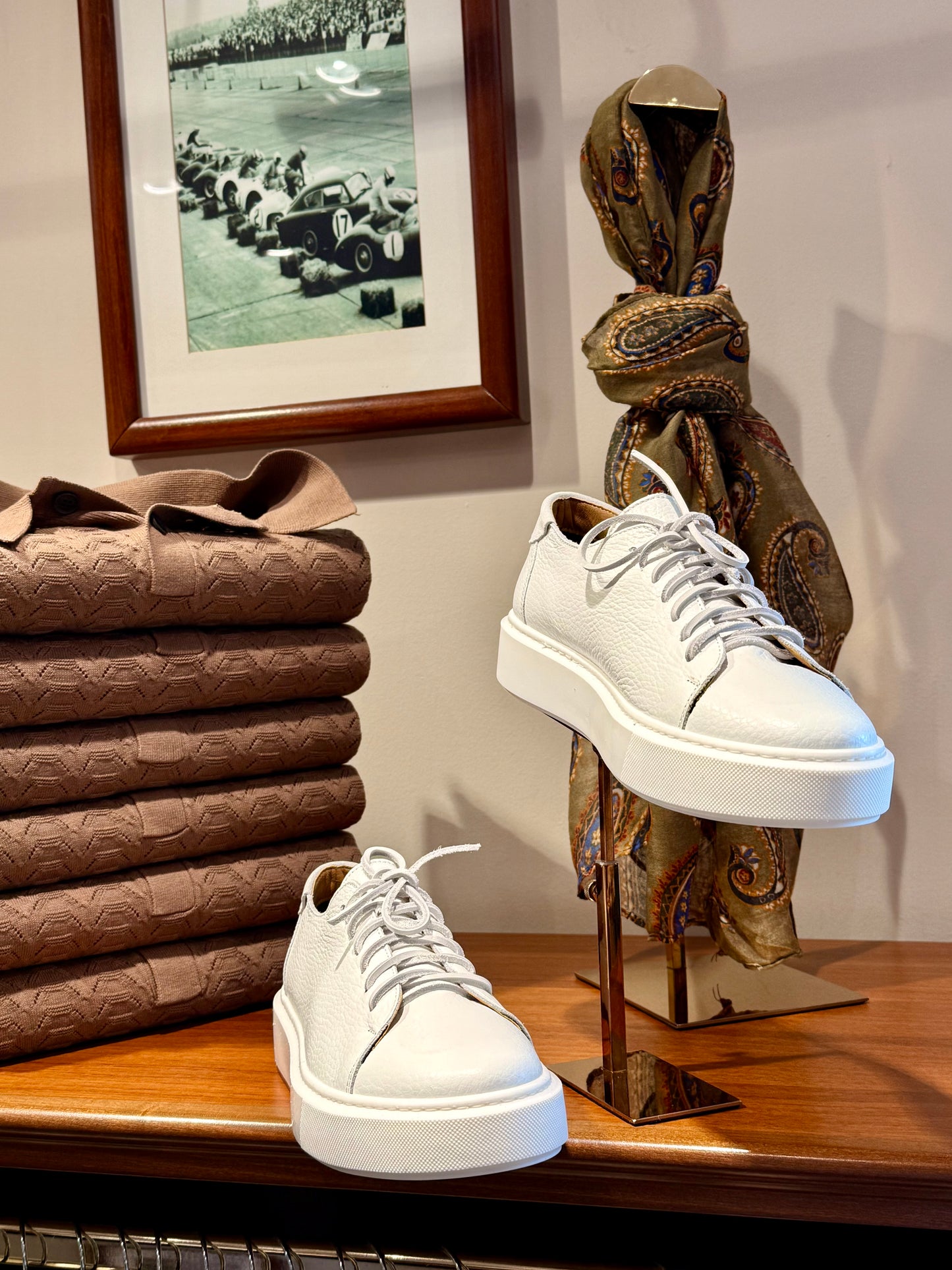Sneakers in pelle