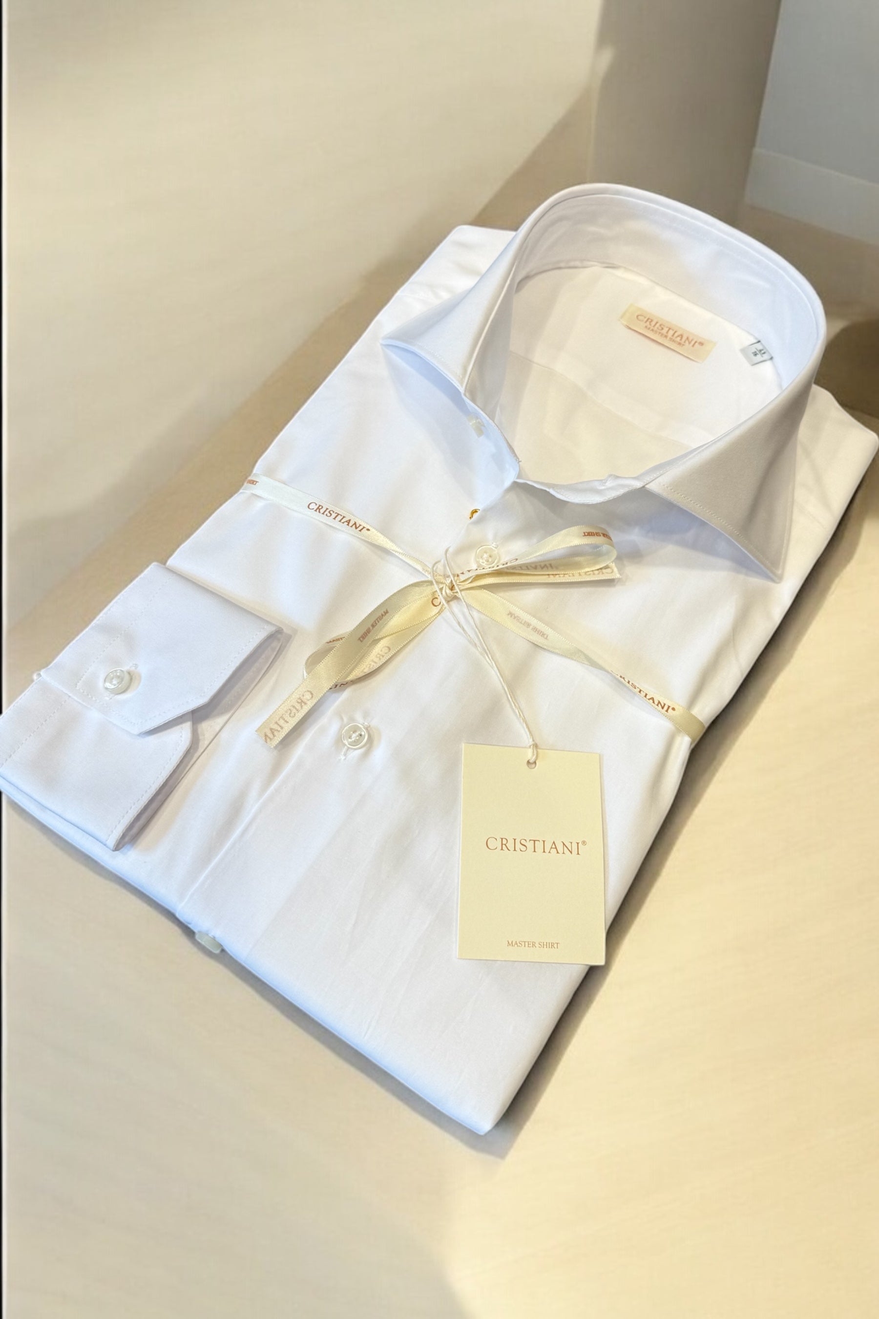 Camicia bianca doppio ritorto Cristiani