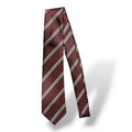 Cravatta regimental bordeaux riga nera