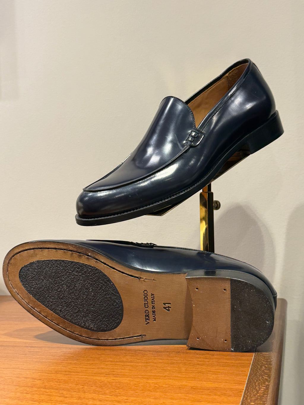 Mocassino college blu