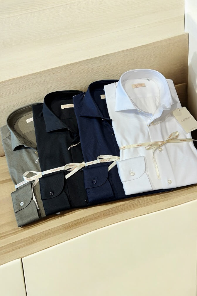 Polo camicia in JERSEY