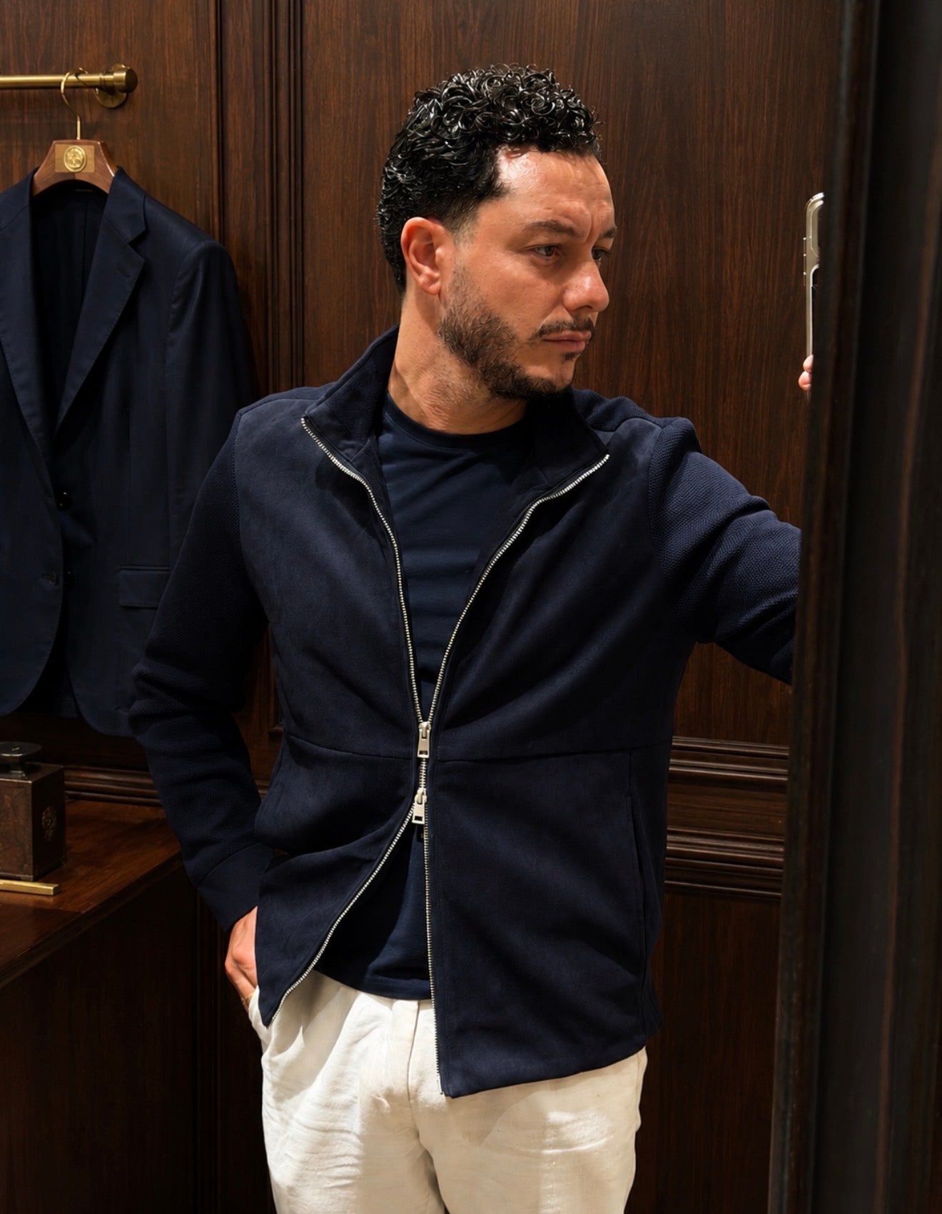 Bomber London zip