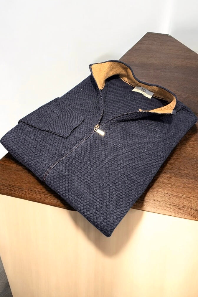 Maglia cardigan ful zip nido D’ape