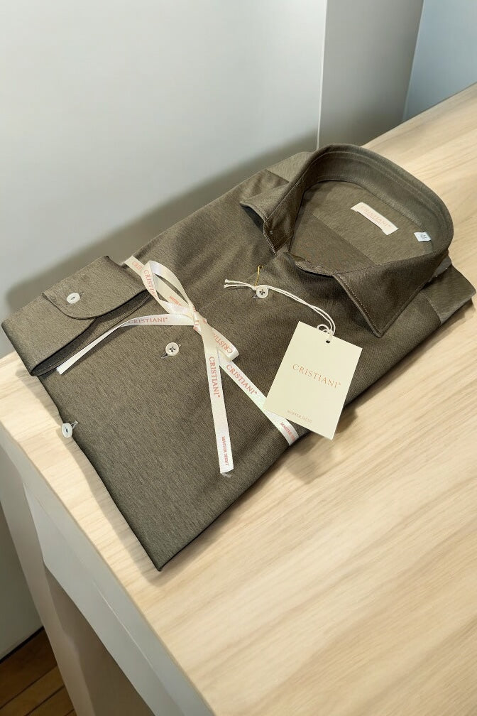 Polo camicia in JERSEY