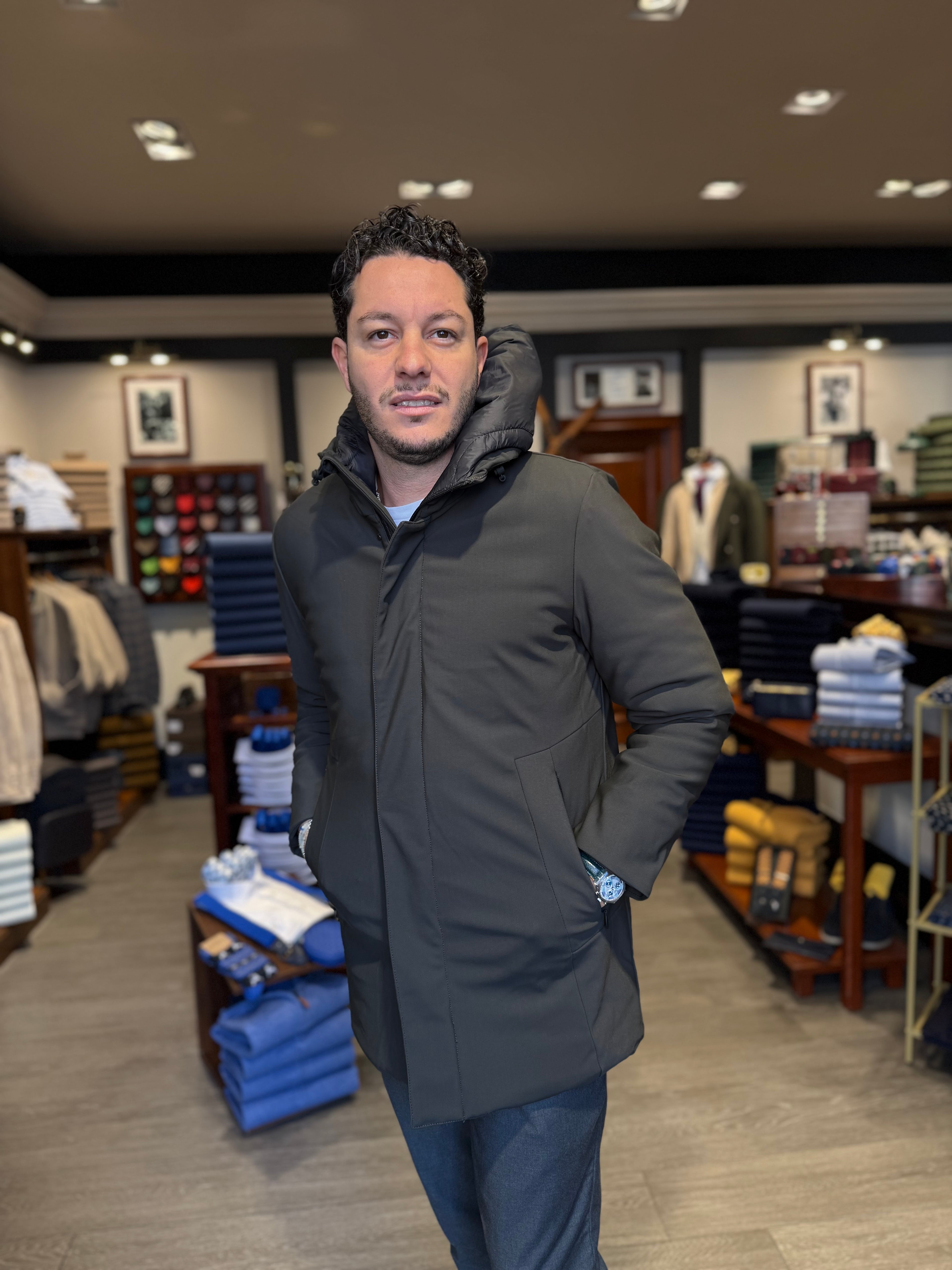 Giubbino verde tecnico