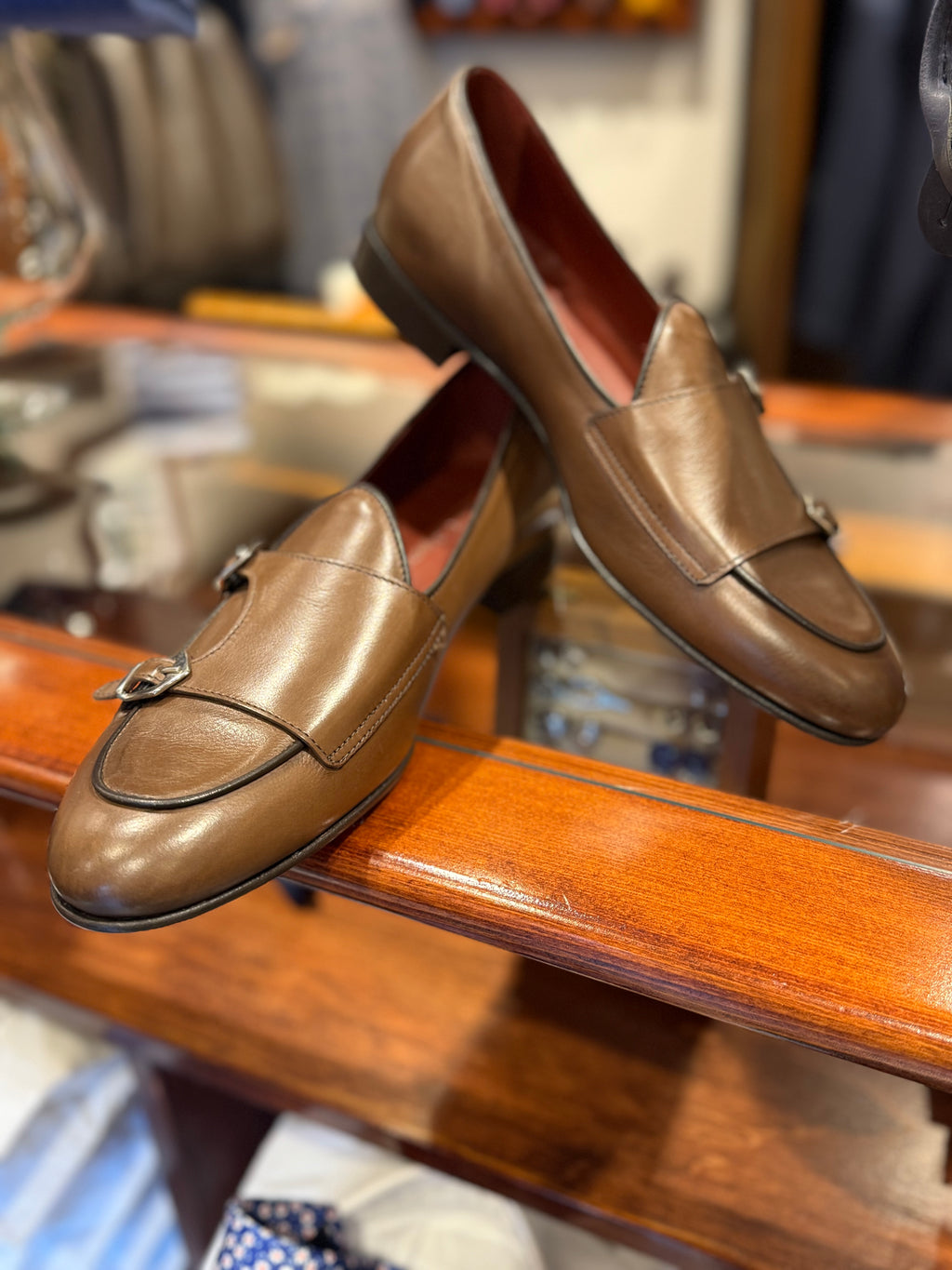 Mocassino con doppia Fibia