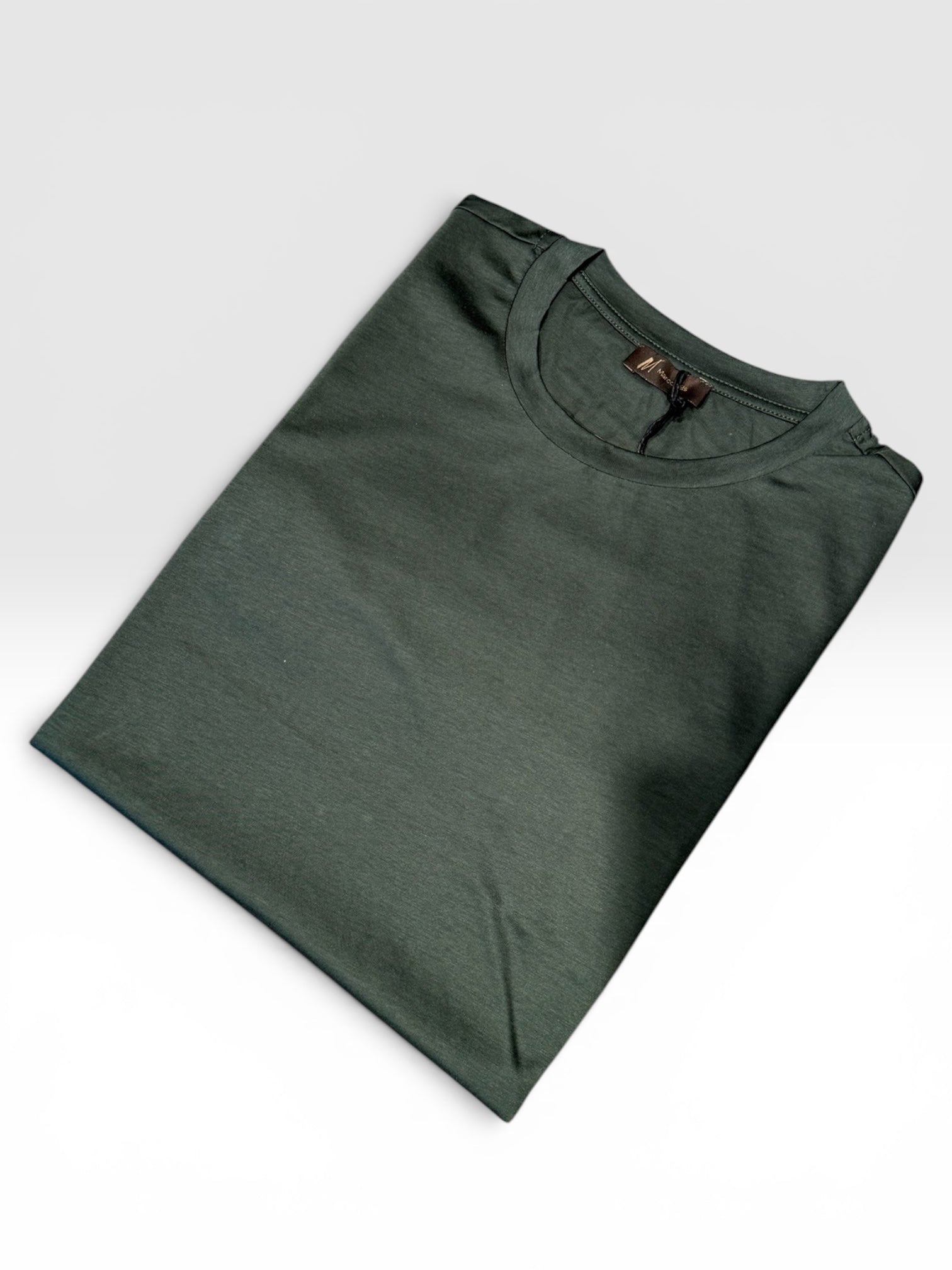 T shirt in filo di Scozia