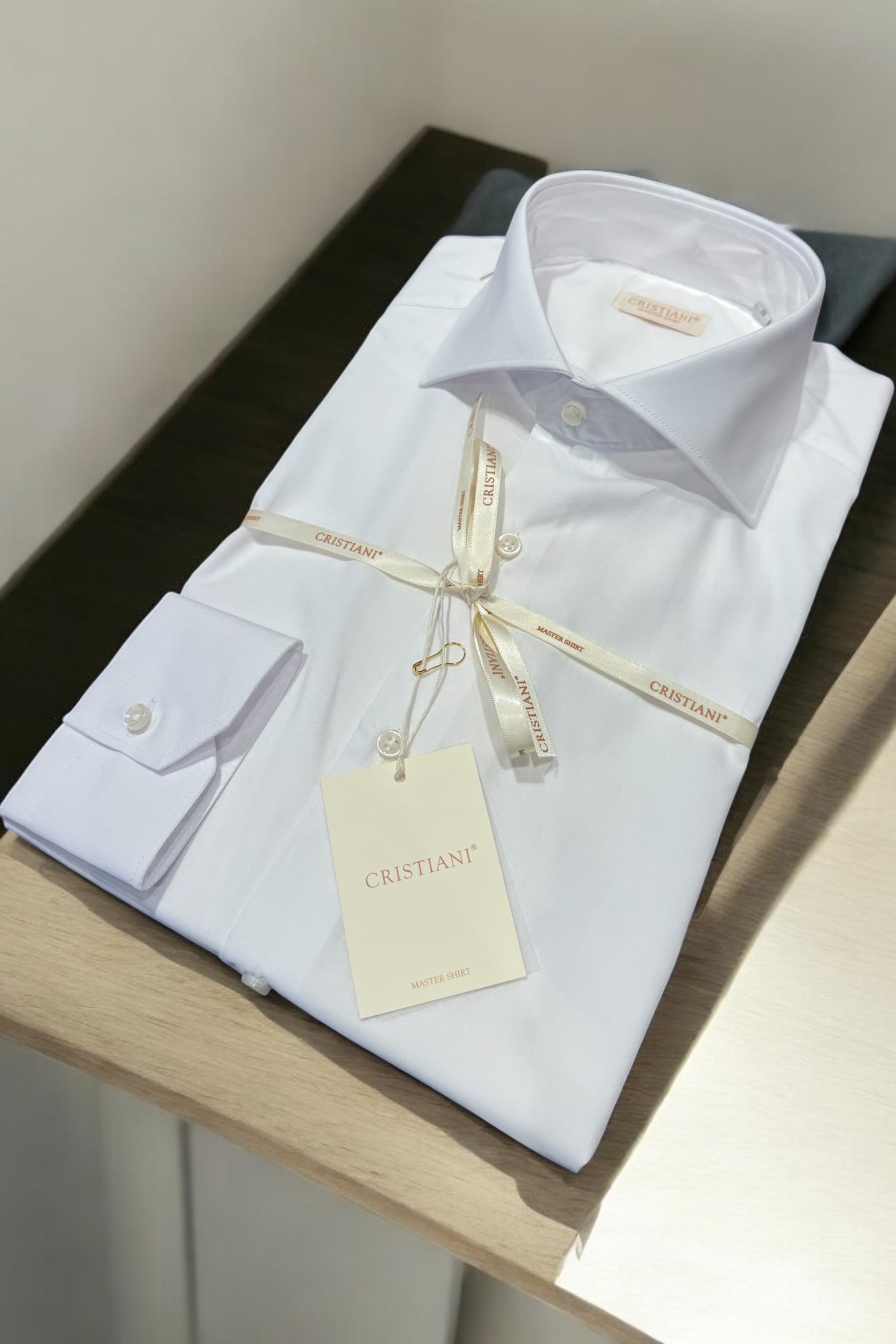 Camicia bianca doppio ritorto Cristiani