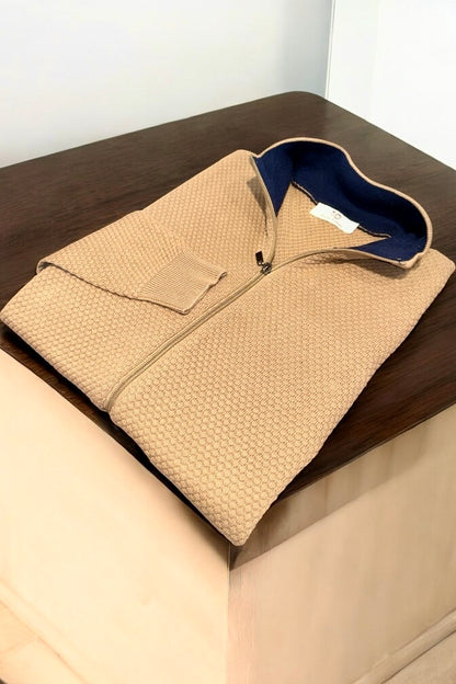 Maglia cardigan ful zip nido D’ape