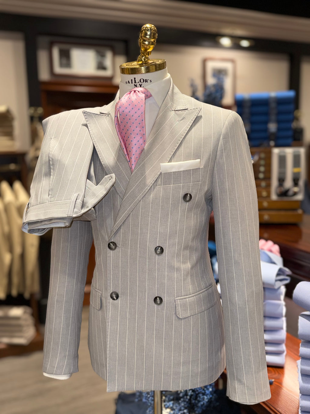 Abito doppio petto grigio