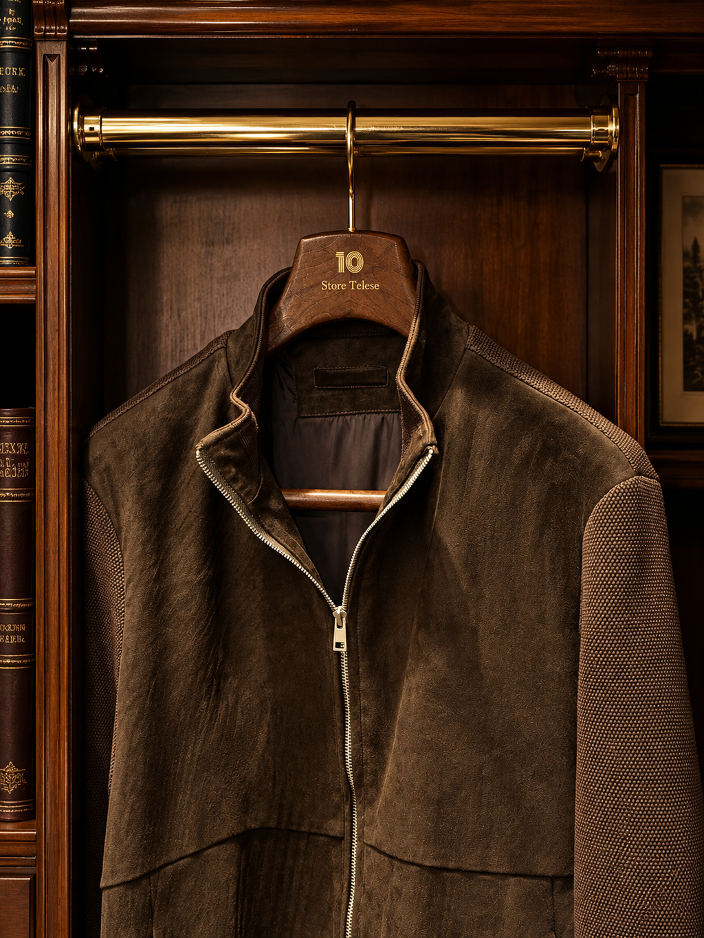 Bomber London zip