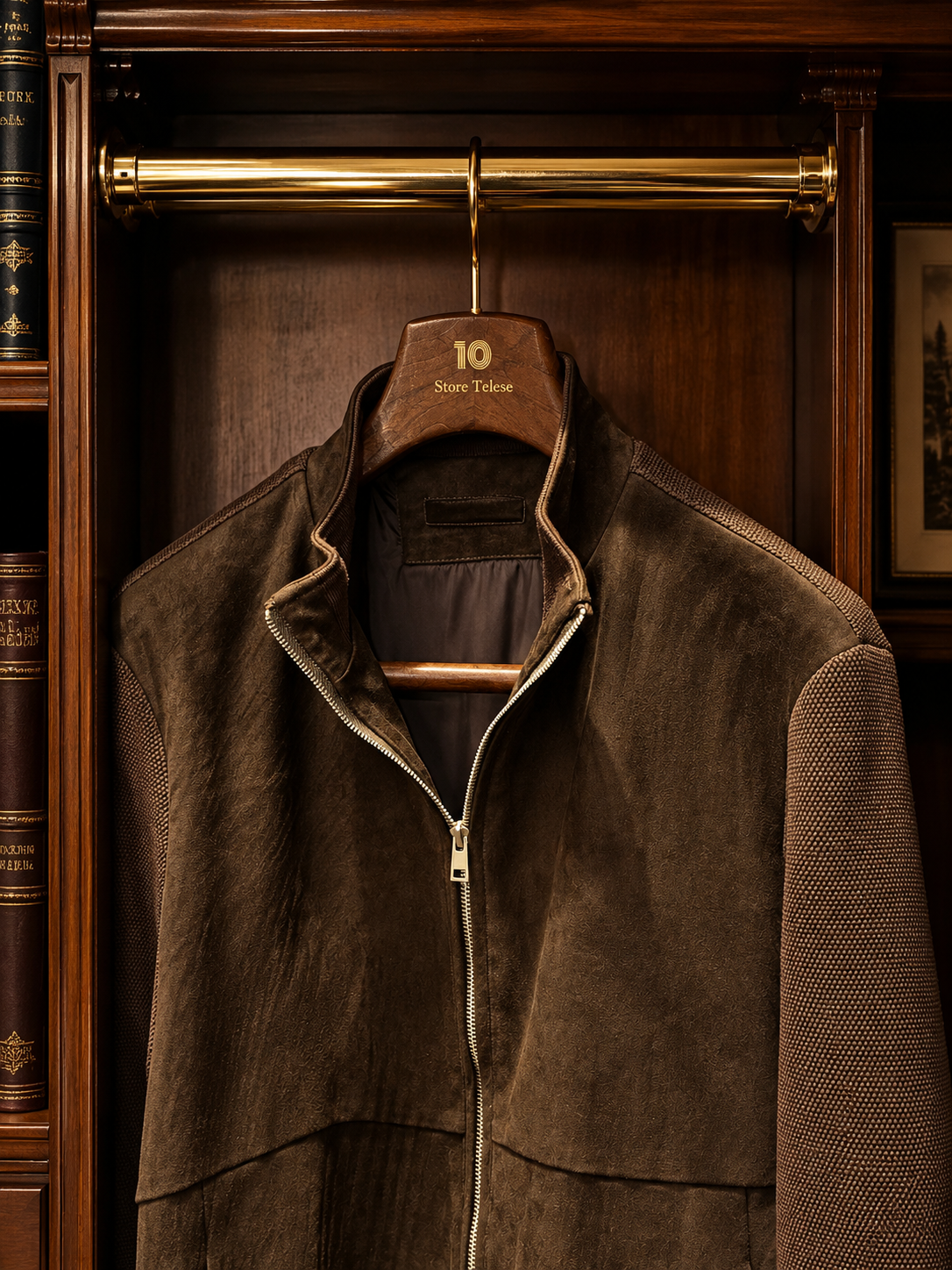 Bomber London zip