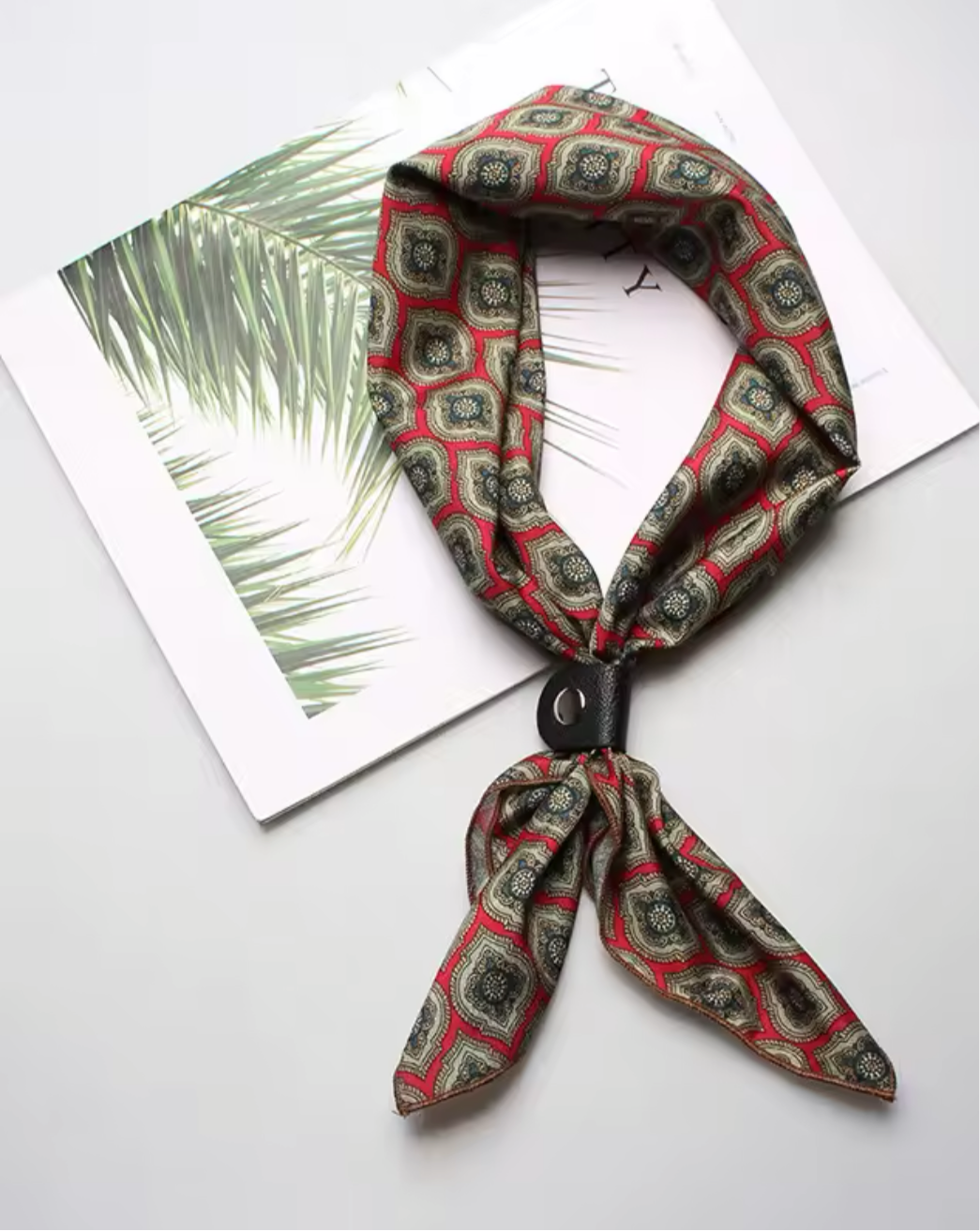 Foulard rombofondo rosso