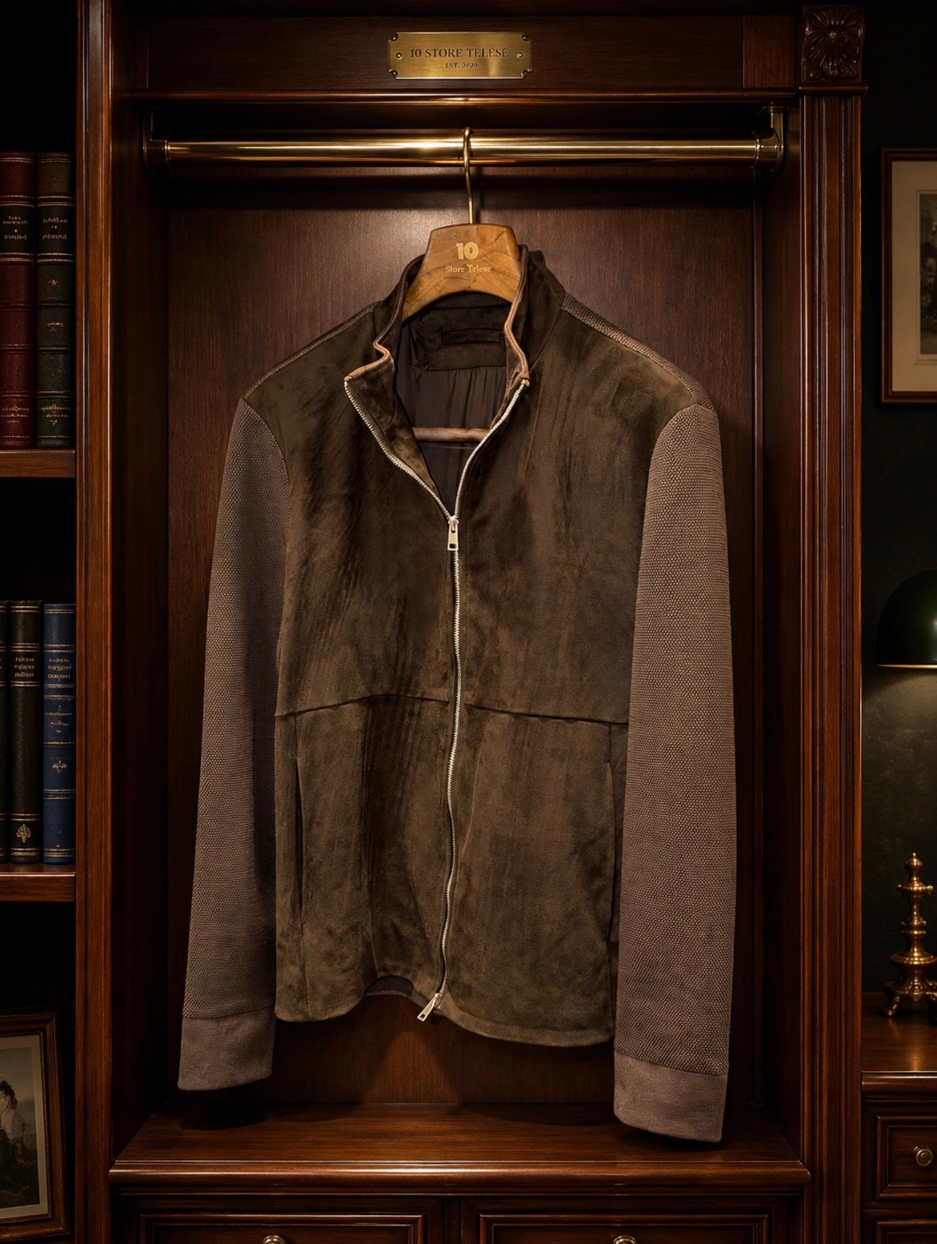 Bomber London zip