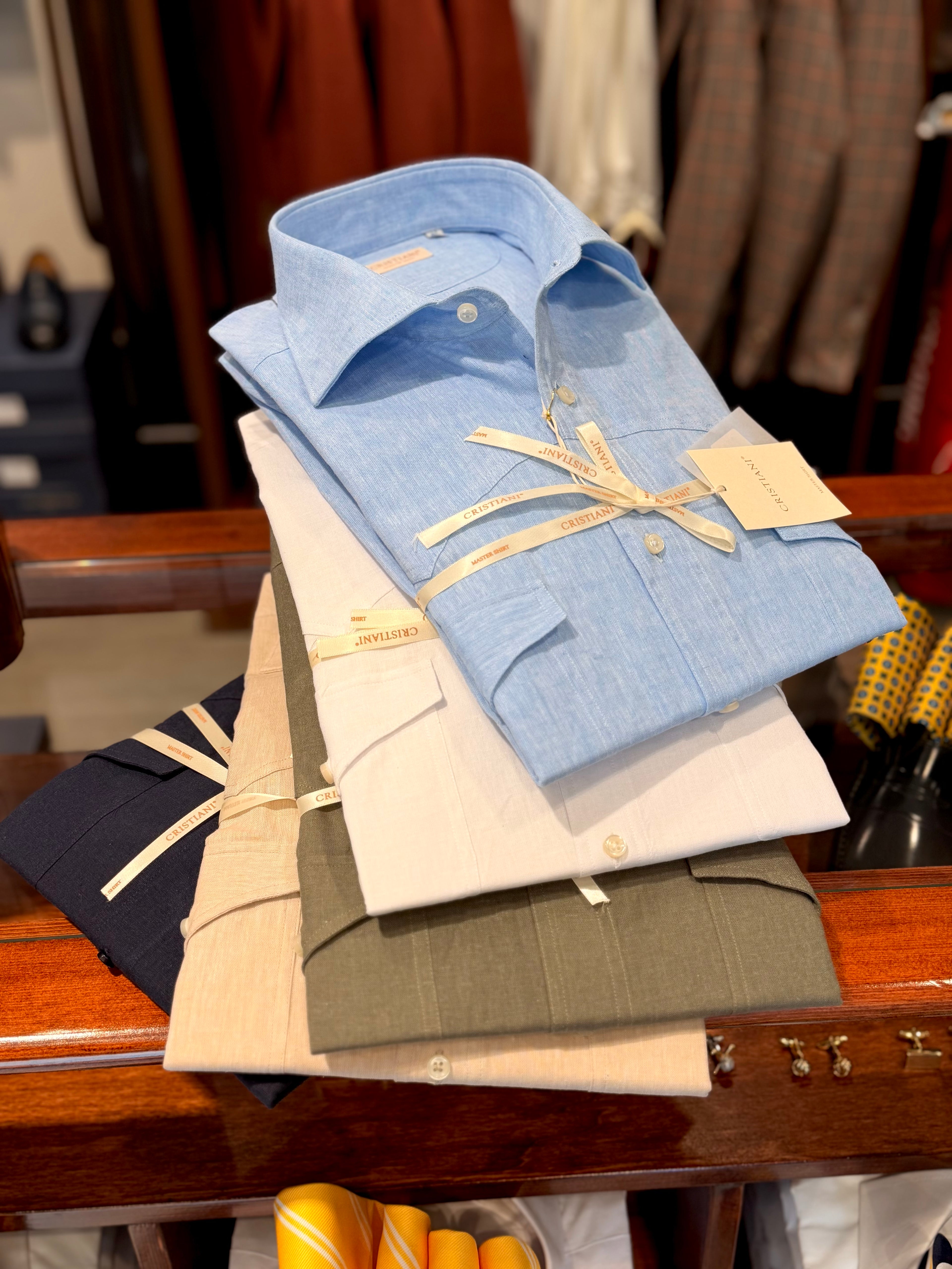 Camicia texana 100% Lino