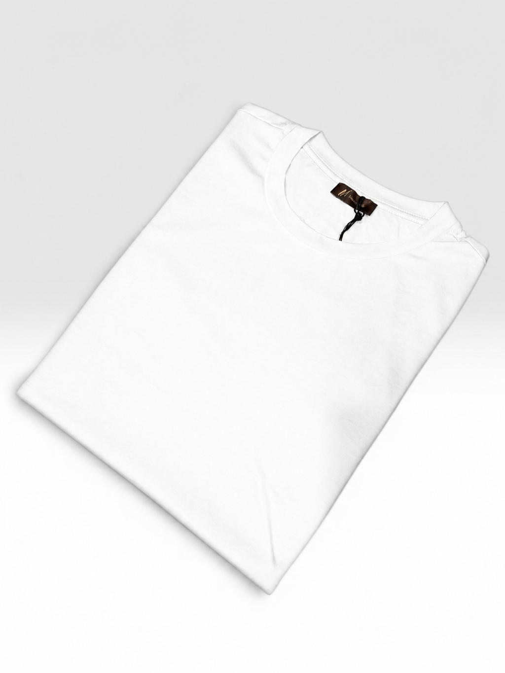 T shirt in filo di Scozia
