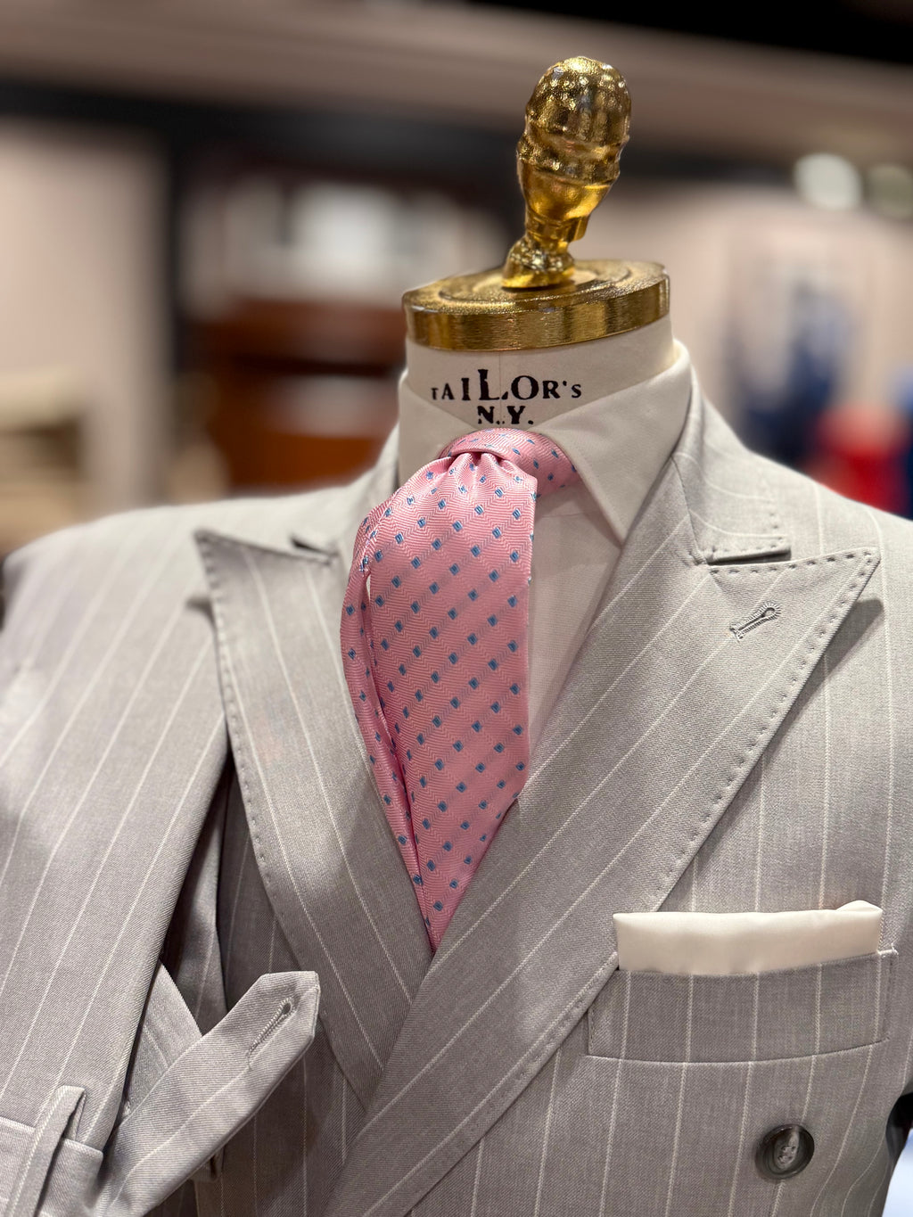 Abito doppio petto grigio