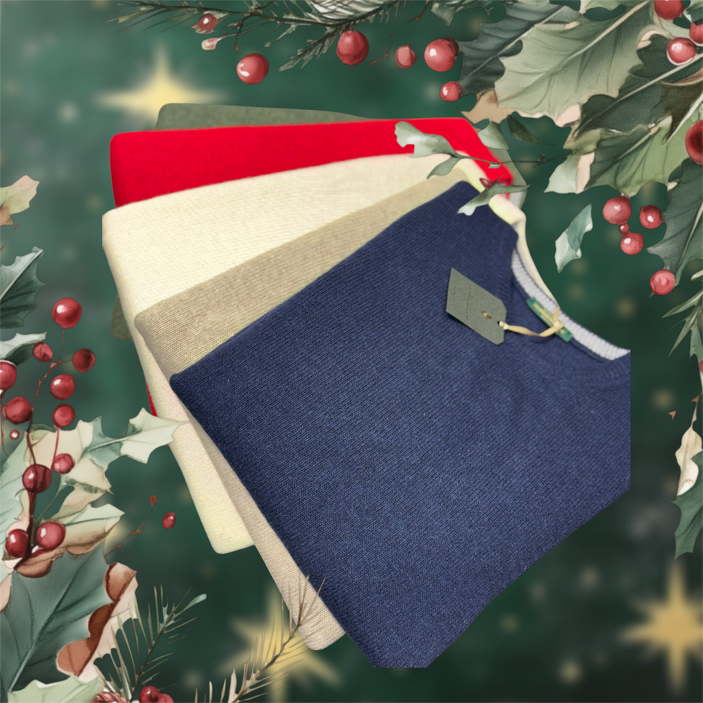 Giro collo doppio lambswool