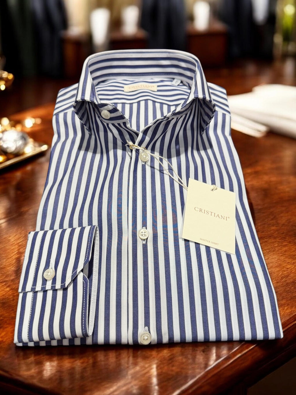 Camicia RIGA BLU MEDIA CRISTIANI