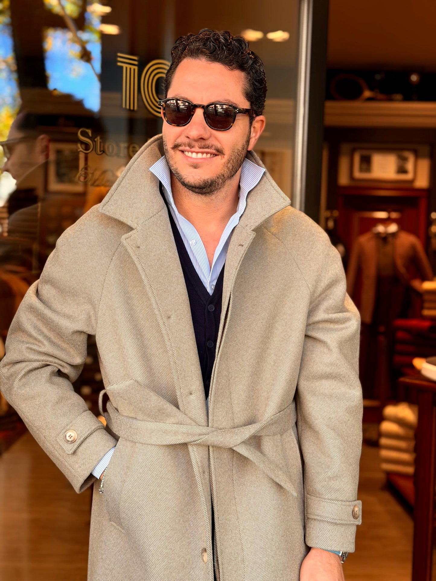 Cappotto manica raglan