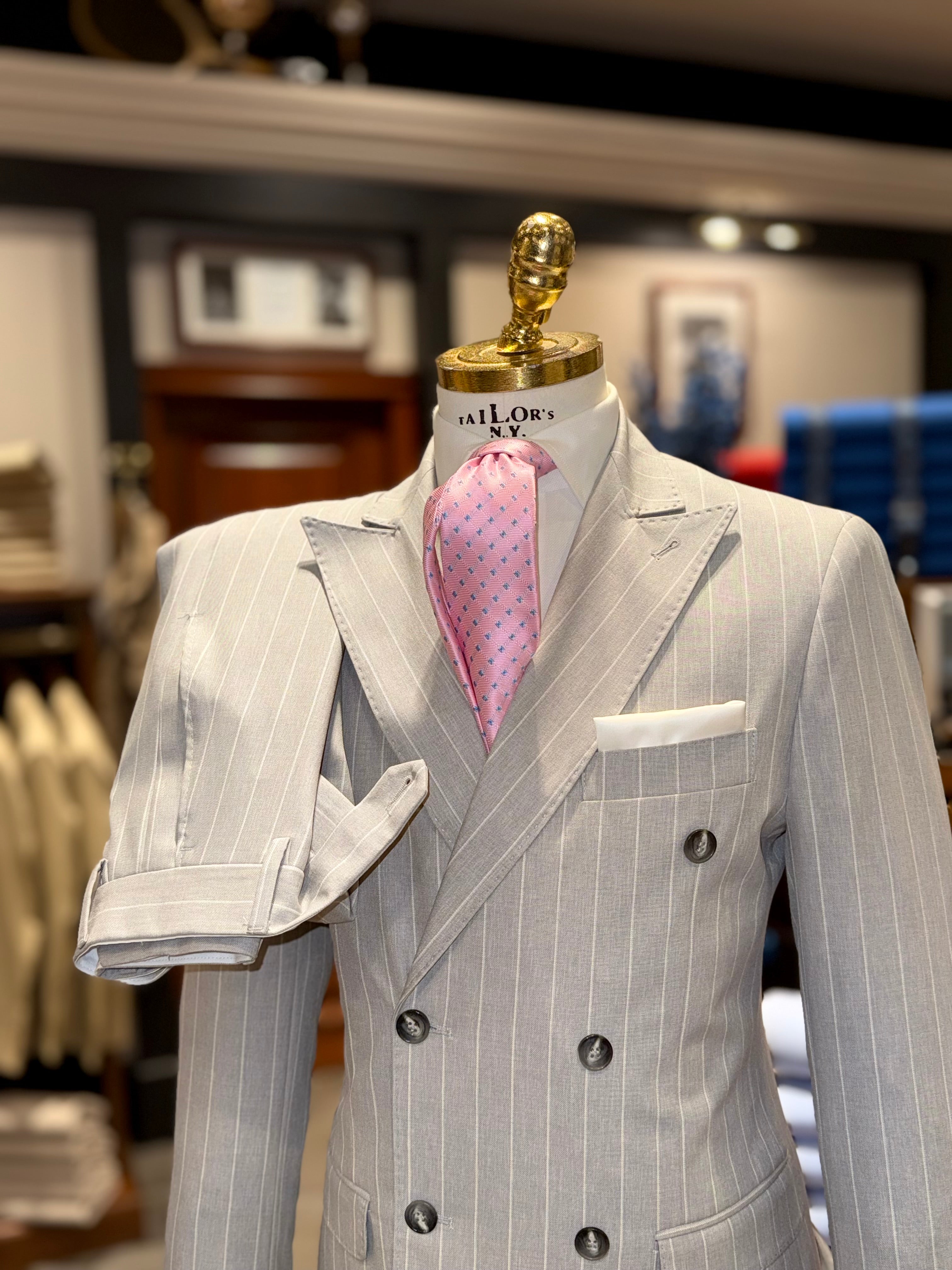 Abito doppio petto grigio