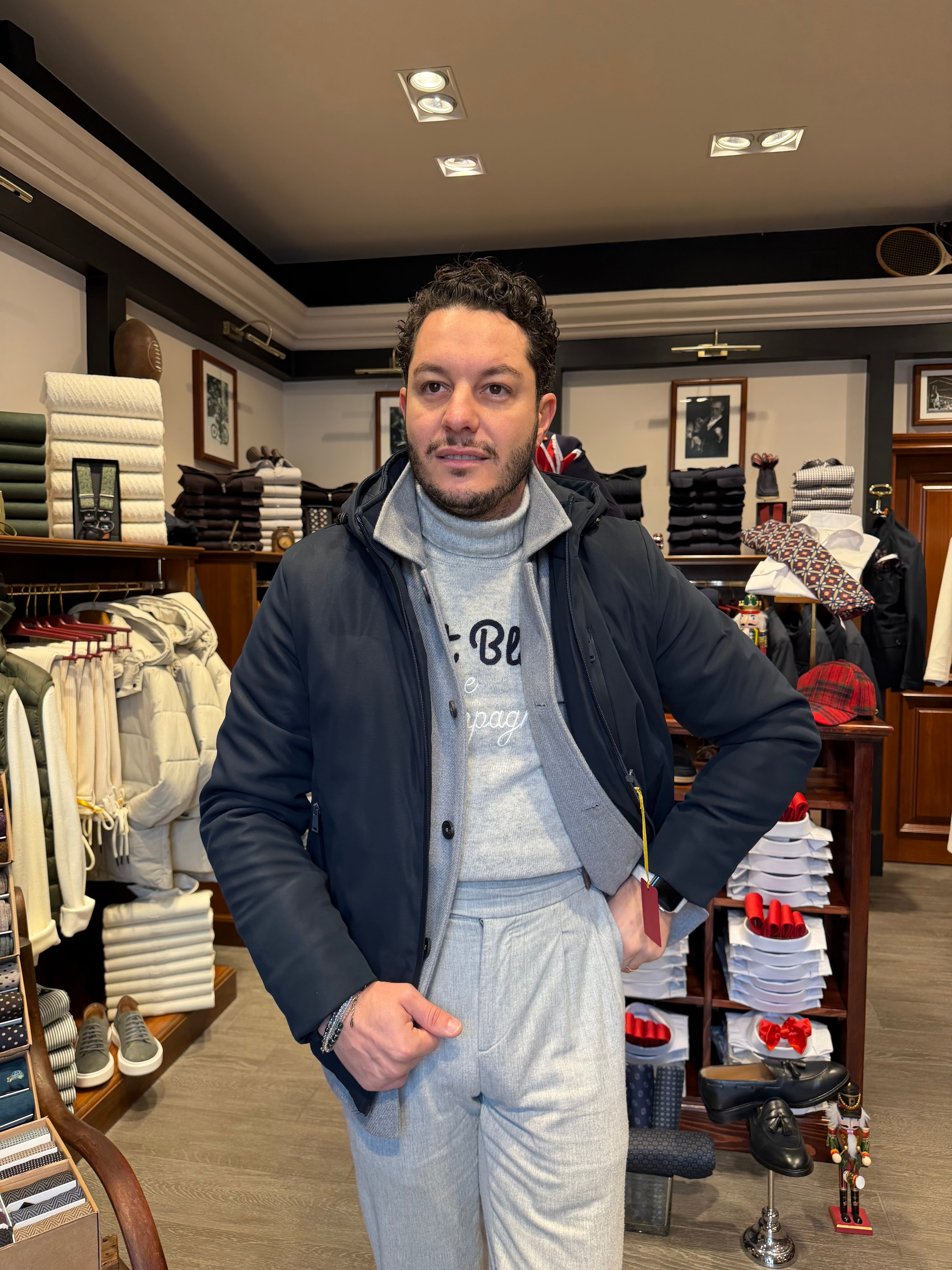 Piumino corto tecnico