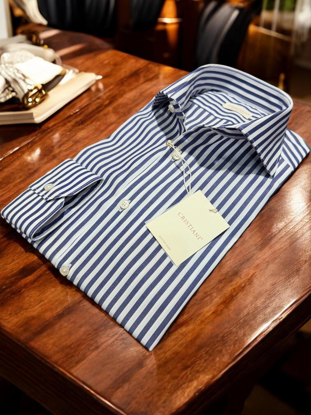 Camicia RIGA BLU MEDIA CRISTIANI