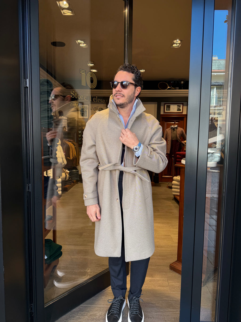 Cappotto manica raglan