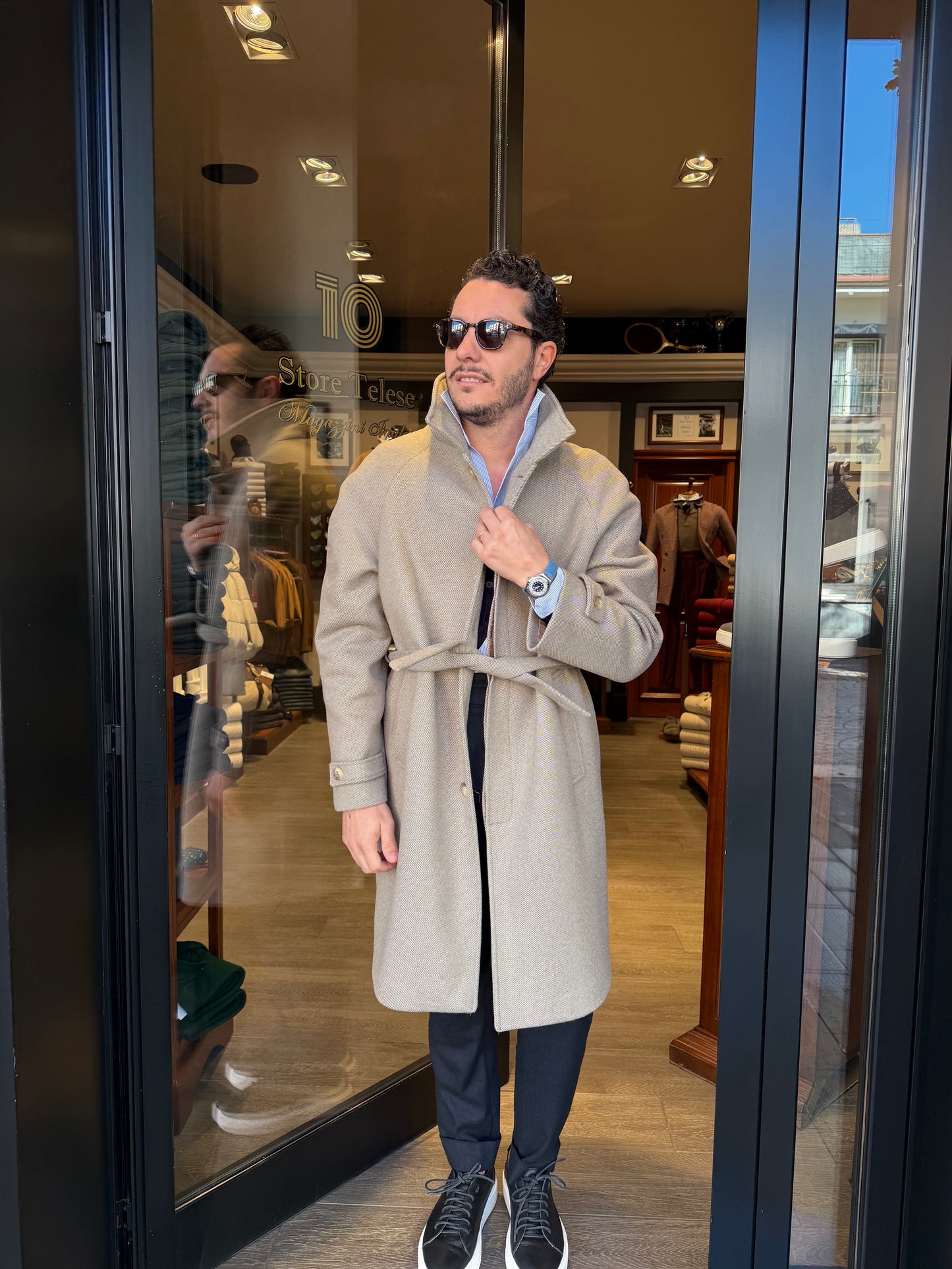 Cappotto manica raglan