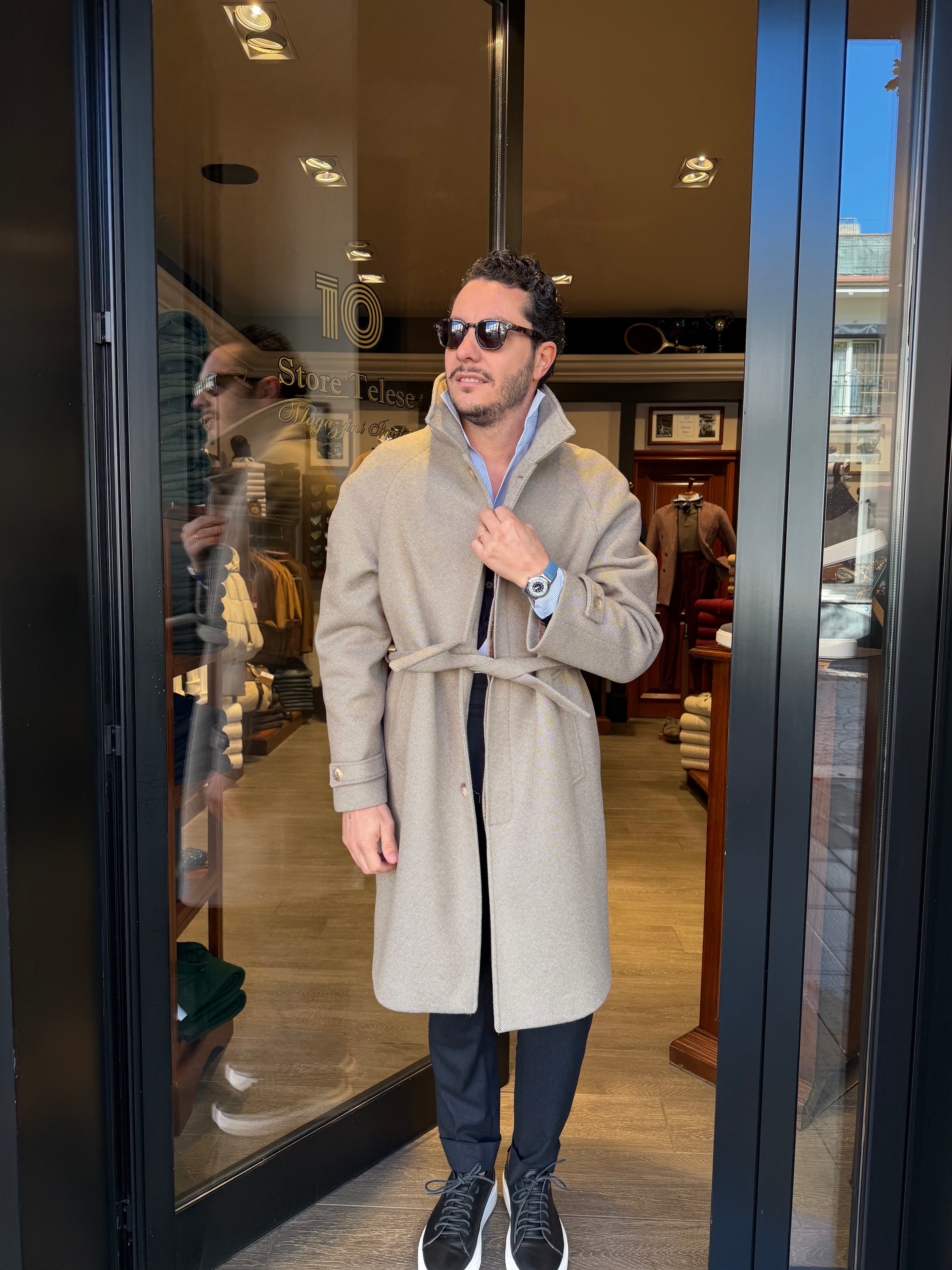 Cappotto manica raglan