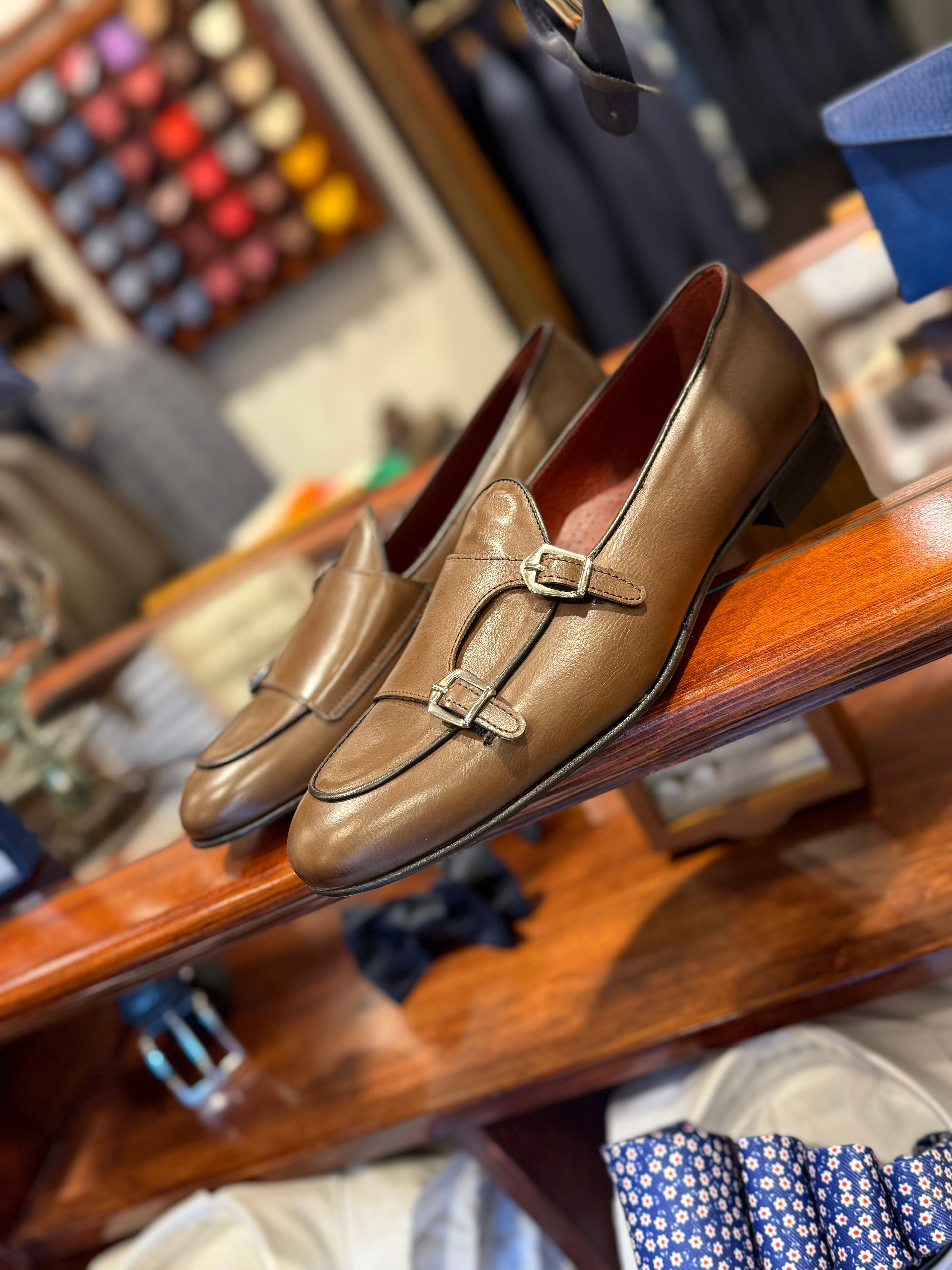 Mocassino con doppia Fibia