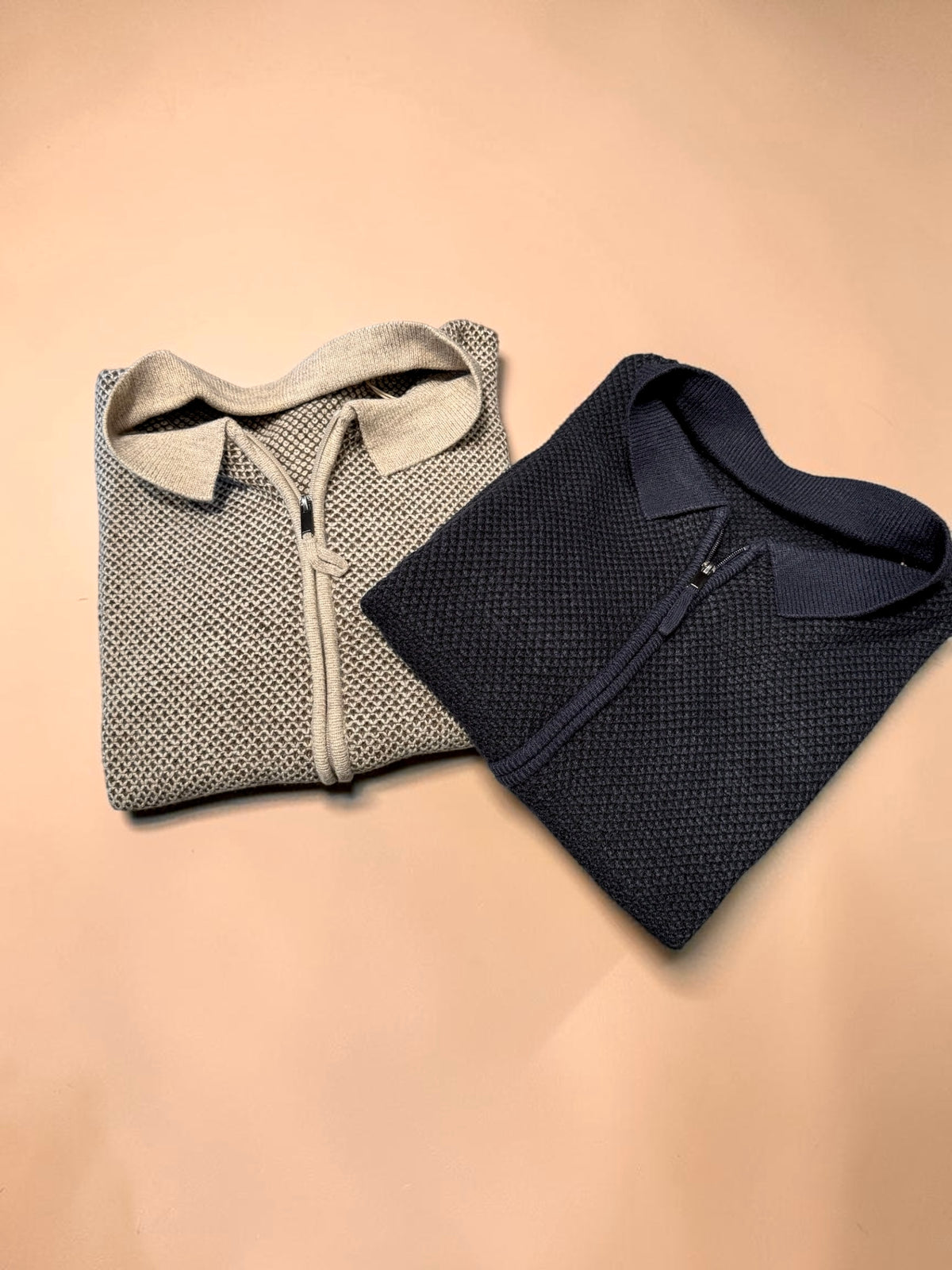 Full zip nido d’ape fw26