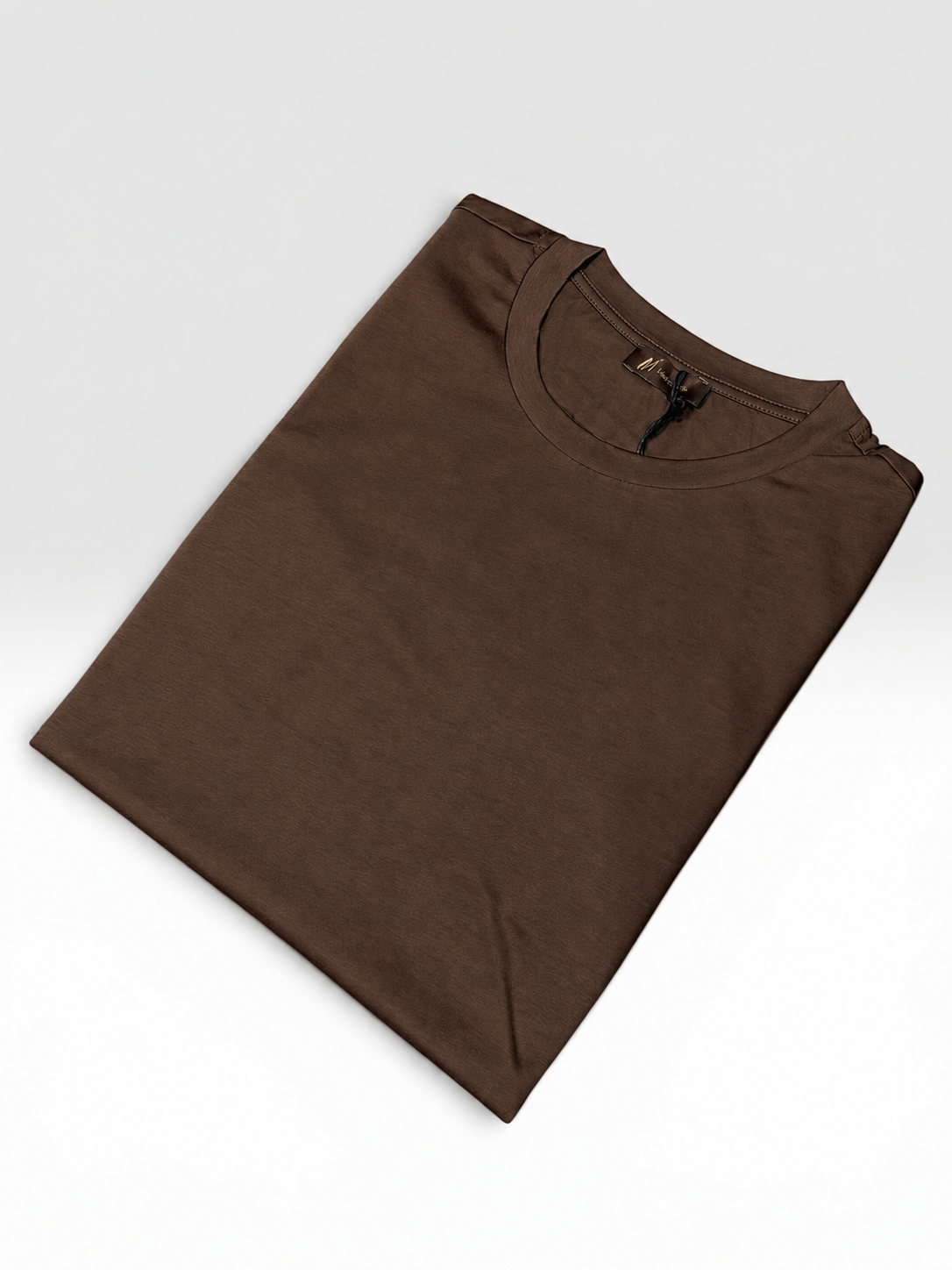 T shirt in filo di Scozia