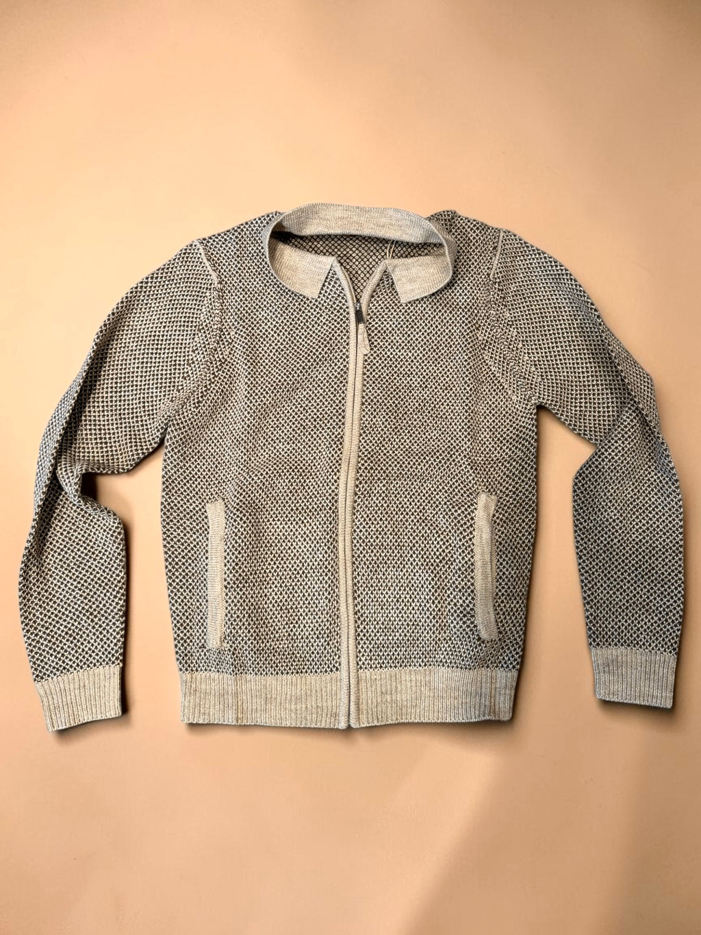 Full zip nido d’ape fw26
