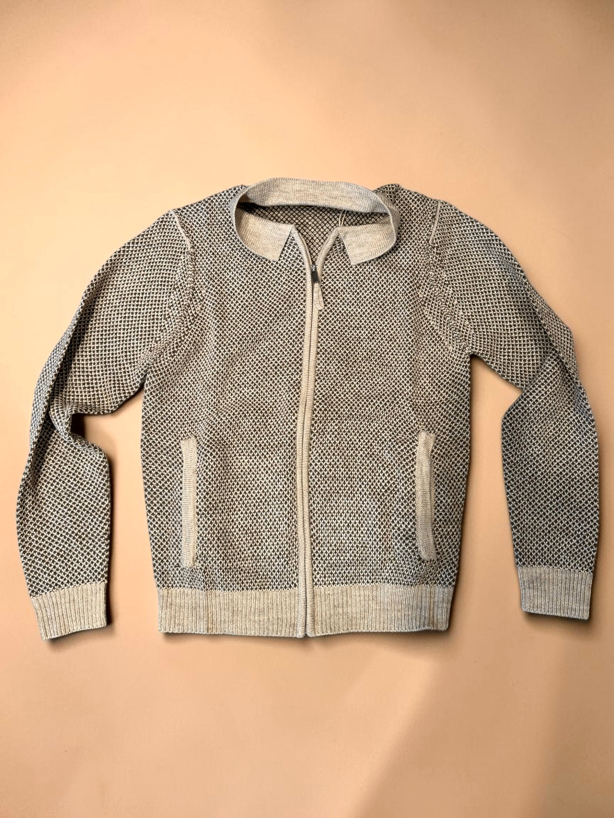 Full zip nido d’ape fw26