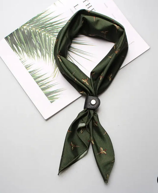 Foulard collo verde