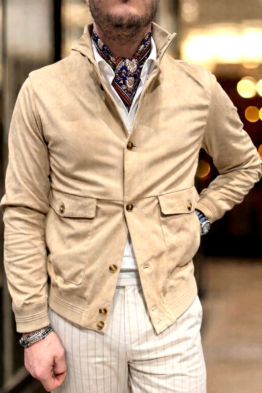 Bomber polo renna