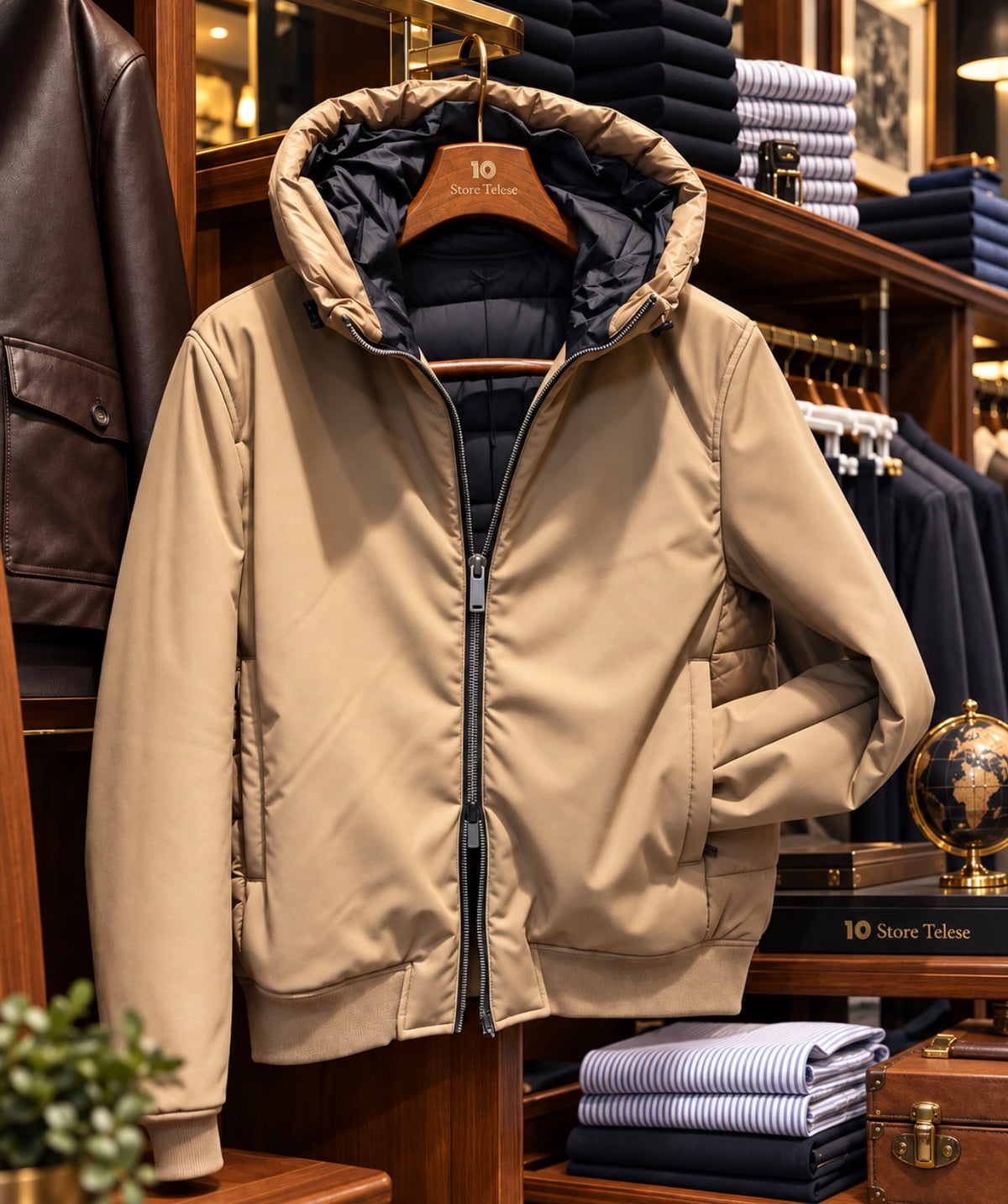 Piumino double texture FW26
