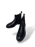 Stivaletto in pelle nero