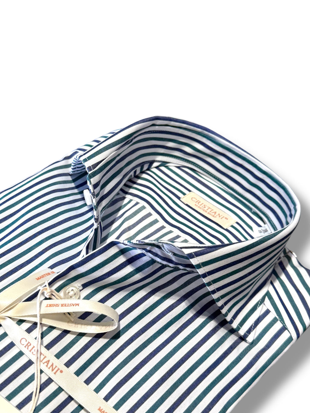 Camicia riga verde blu CRISTIANI