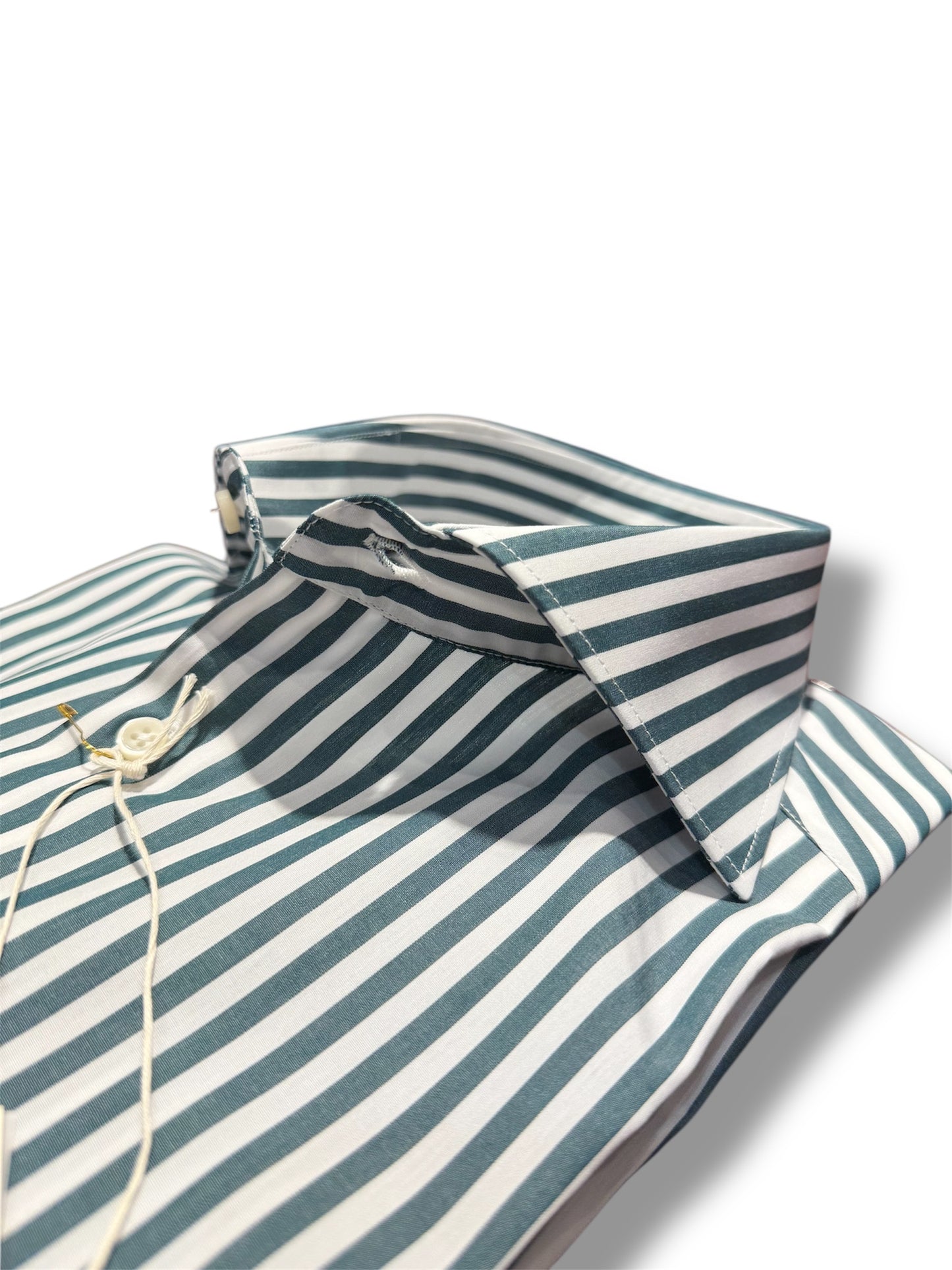 CAMICIA RIGA VERDE MEDIA CRISTIANI