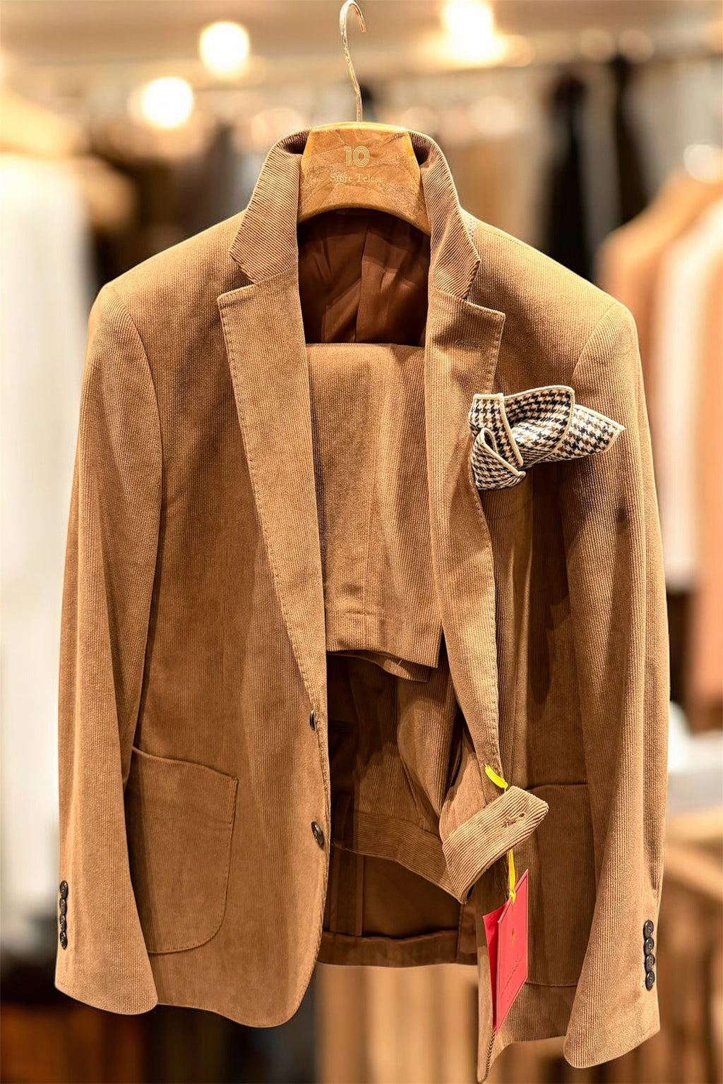 Abito in velluto mono petto