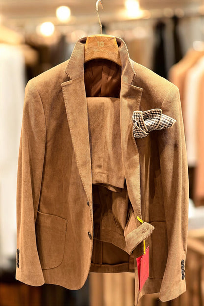 Abito in velluto mono petto