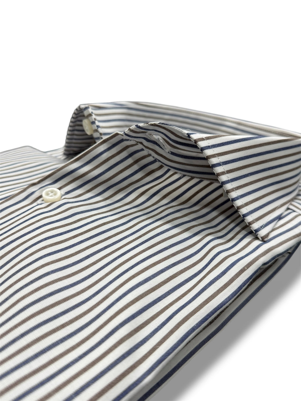 Camicia Cristiani  riga blu marrone