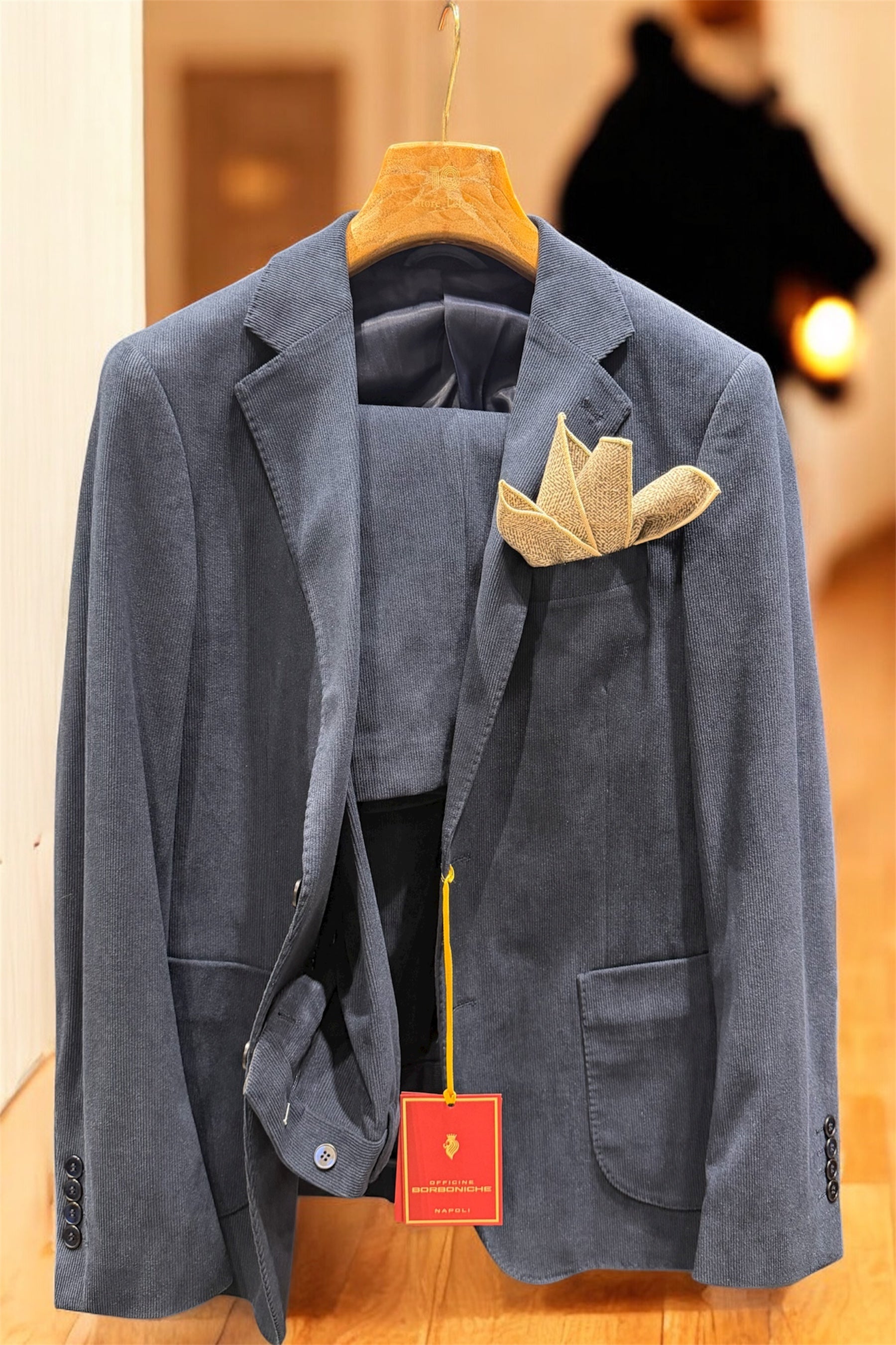 Abito in velluto mono petto