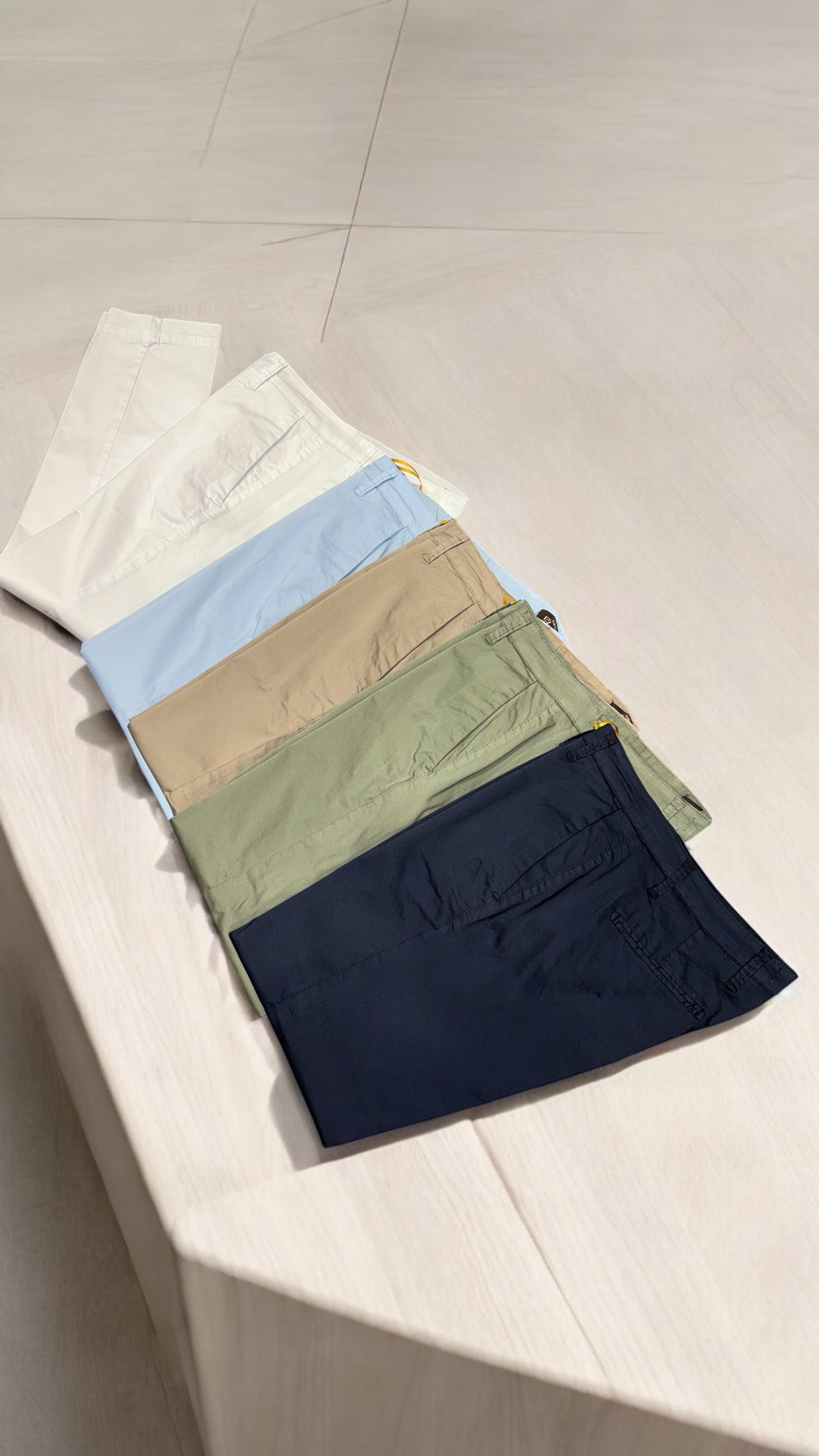 Pantalone in raso cotone