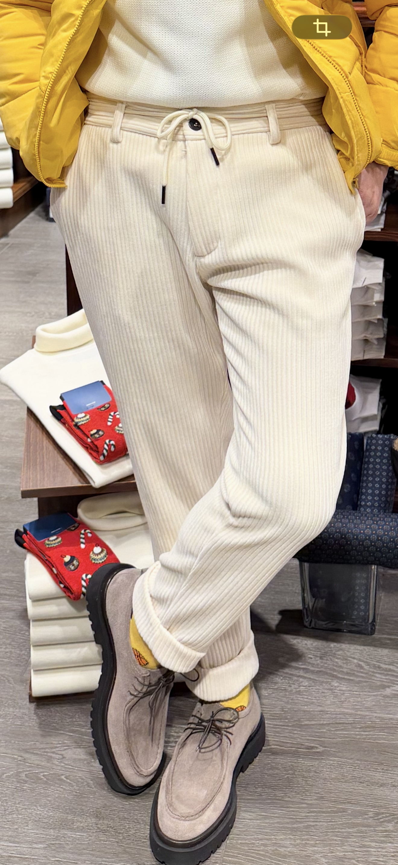 Pantalaccio White costa larga