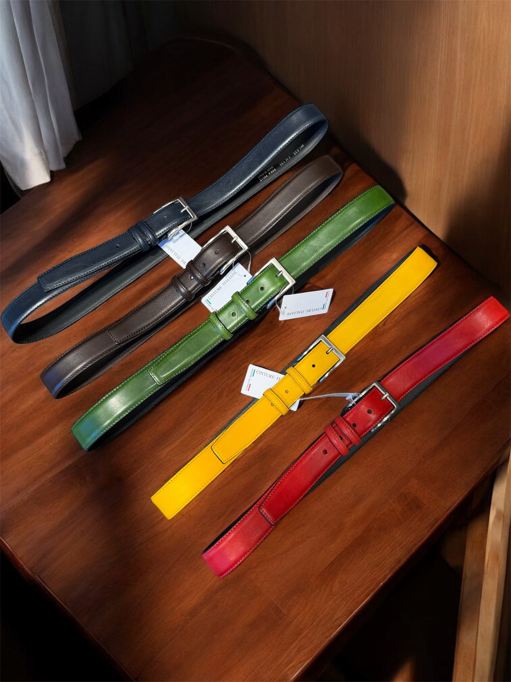 Cintura classica in vitello