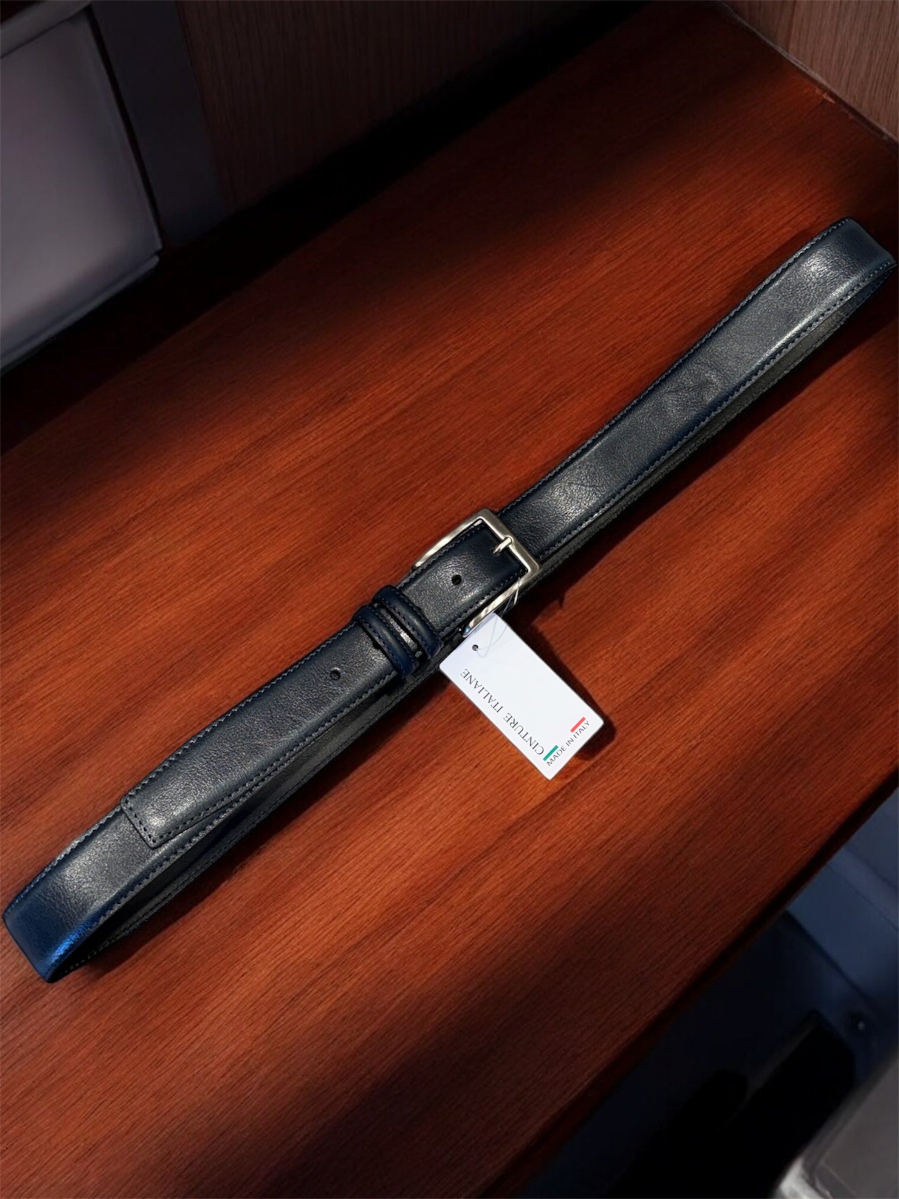 Cintura classica in vitello